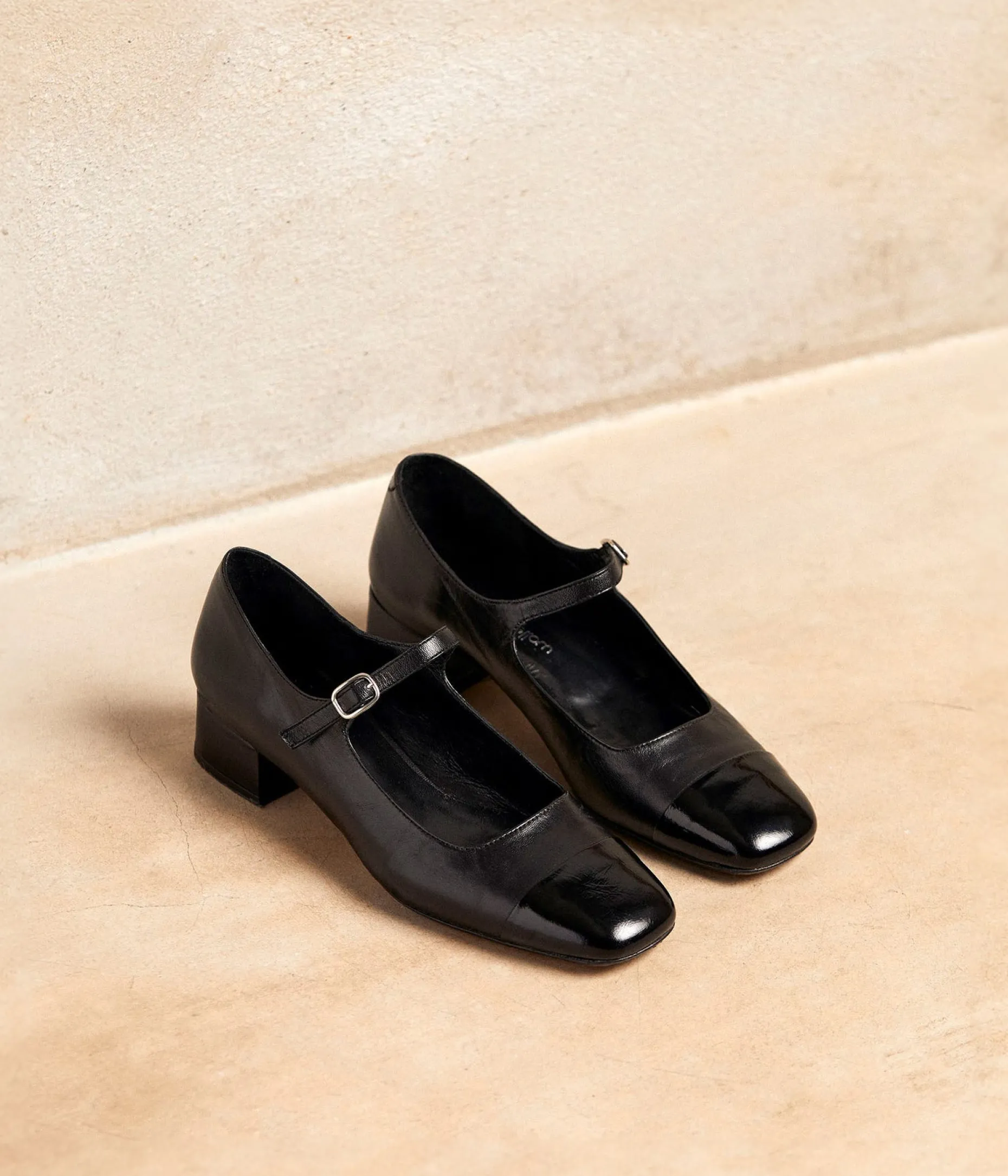 Outlet Mellow Yellow Babies es cuir Blondine NOIR