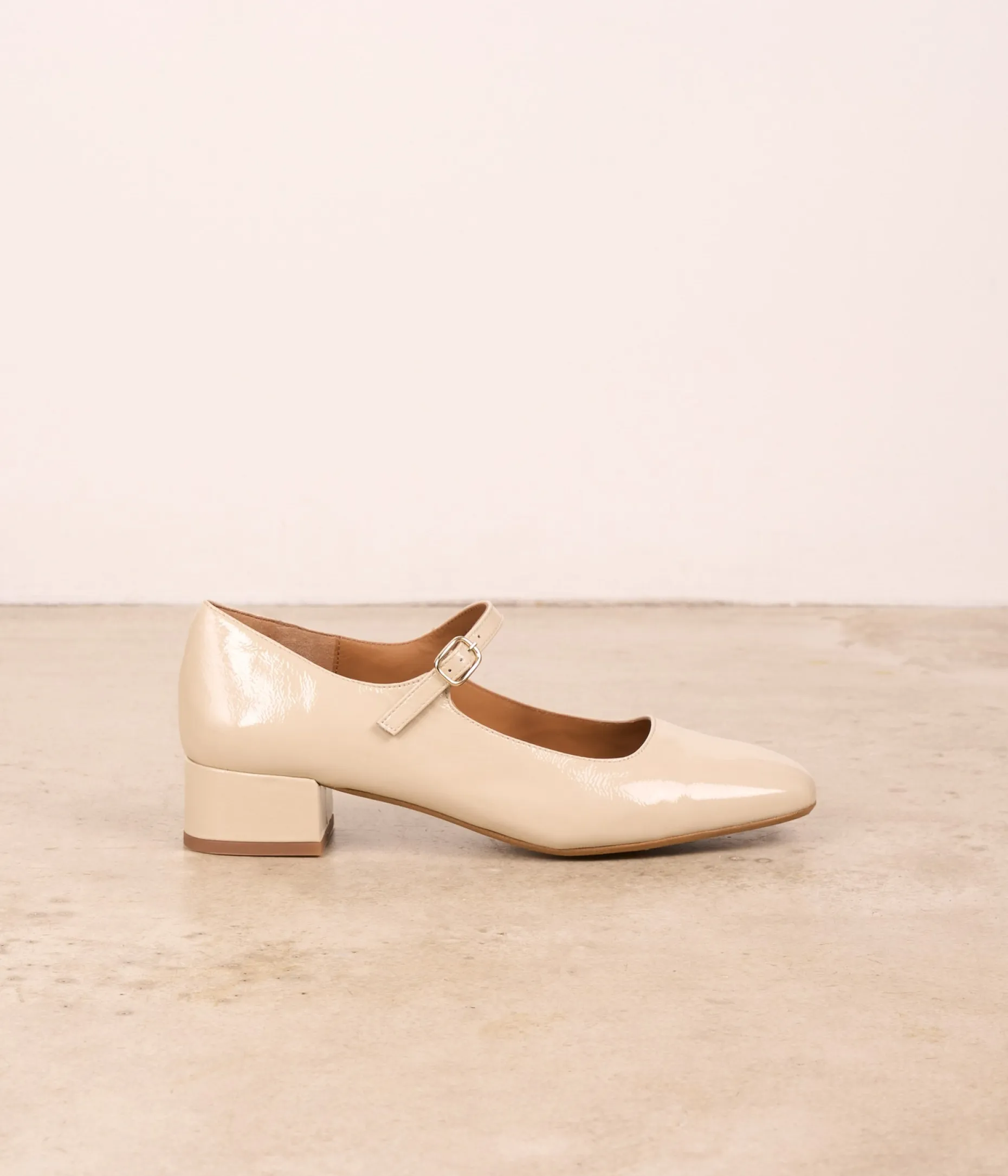 Store Mellow Yellow Babies vernies écrues Brenda ECRU