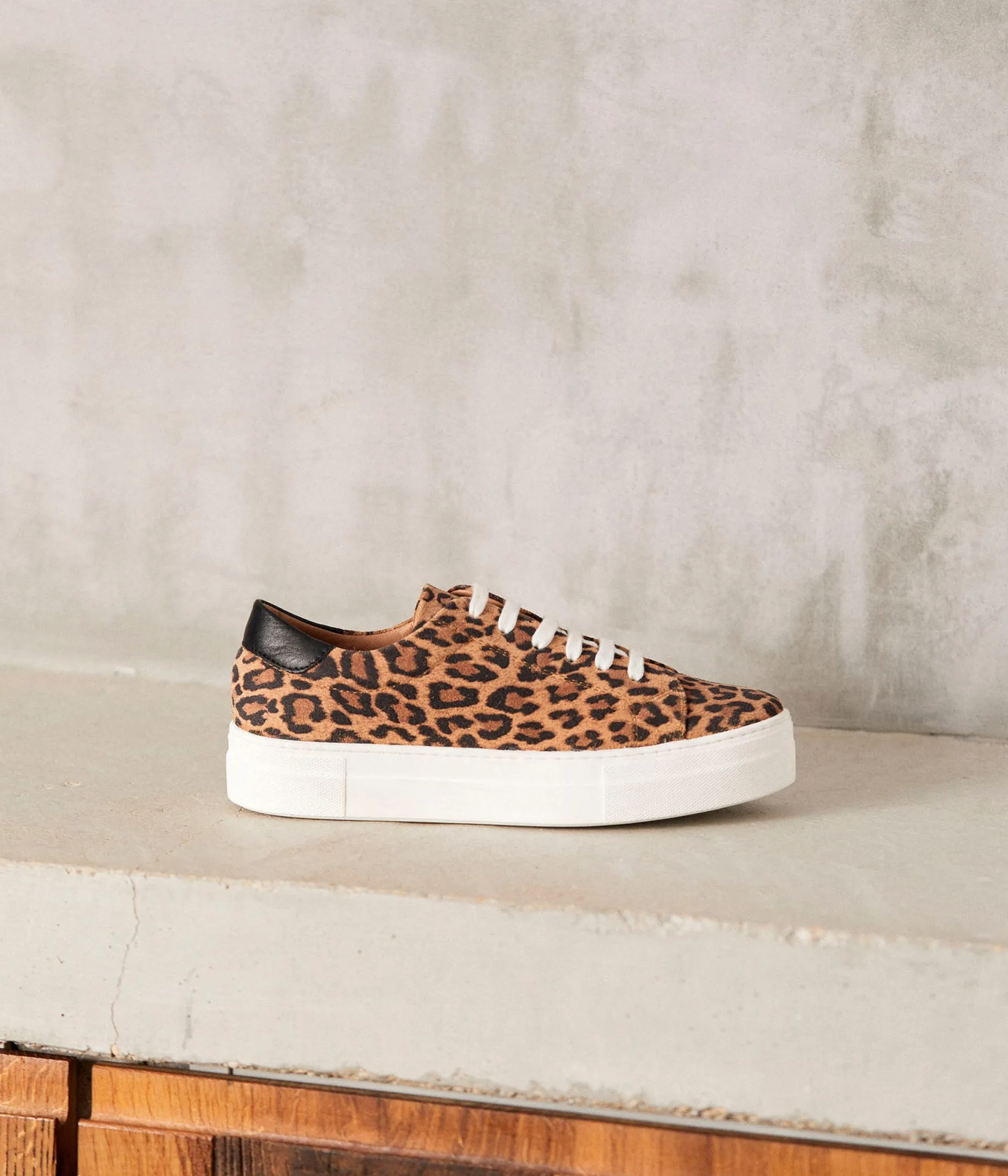 Best Sale Mellow Yellow Baskets léopard Annael IMPRIME