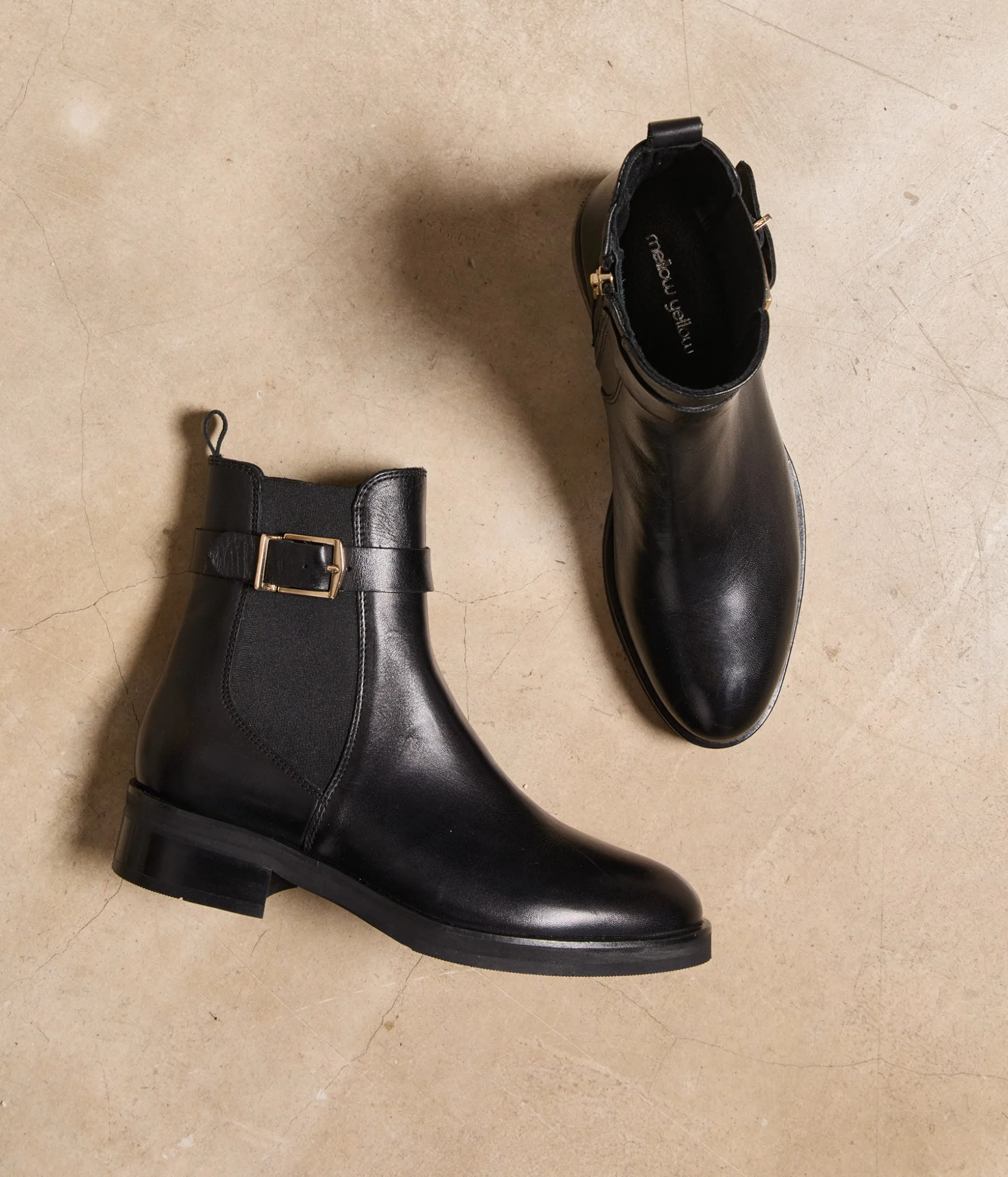 boots_cuir_noir_charlotte_9.webp Outlet Mellow Yellow Boots cuir Charlotte NOIR