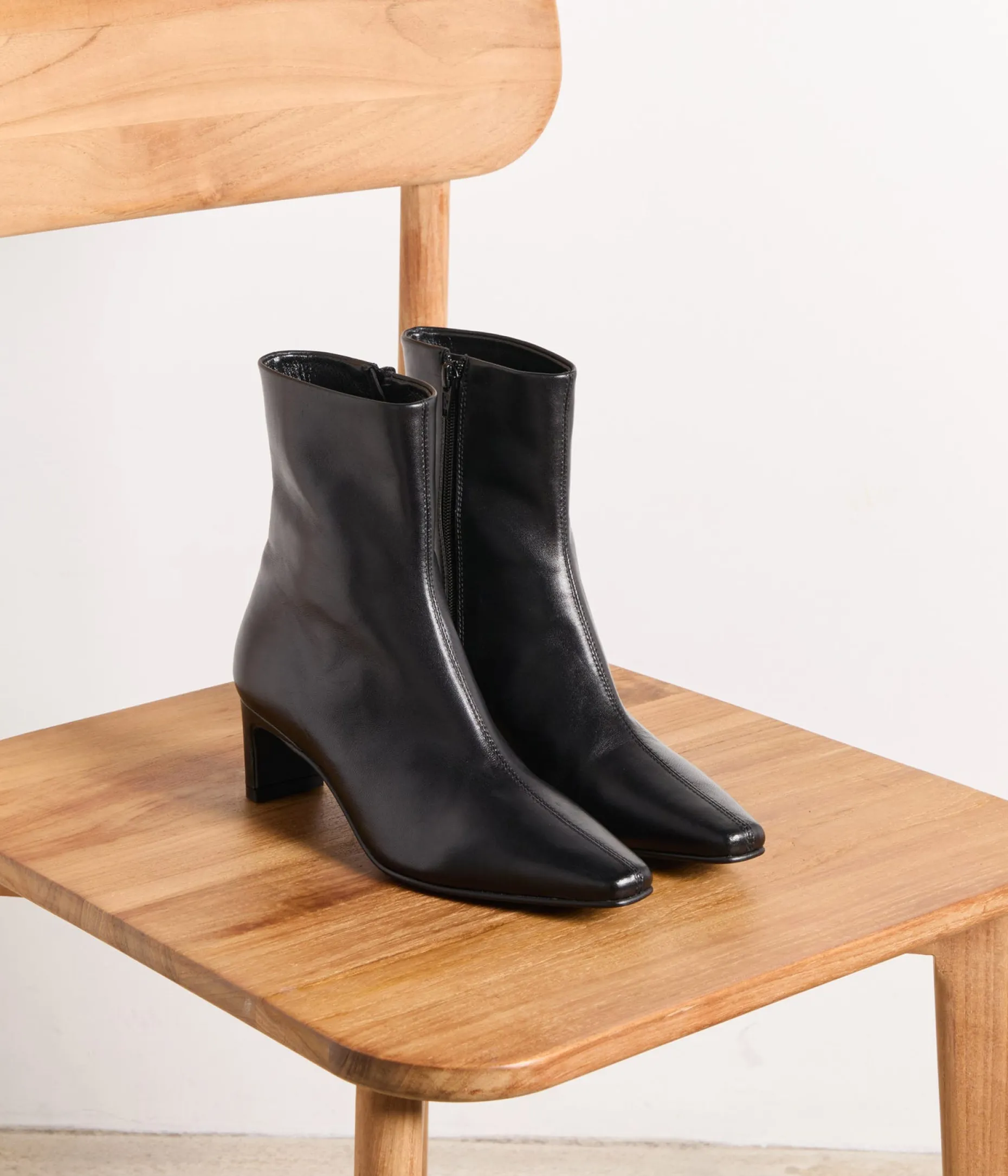 Best Sale Mellow Yellow Boots cuir Troy NOIR