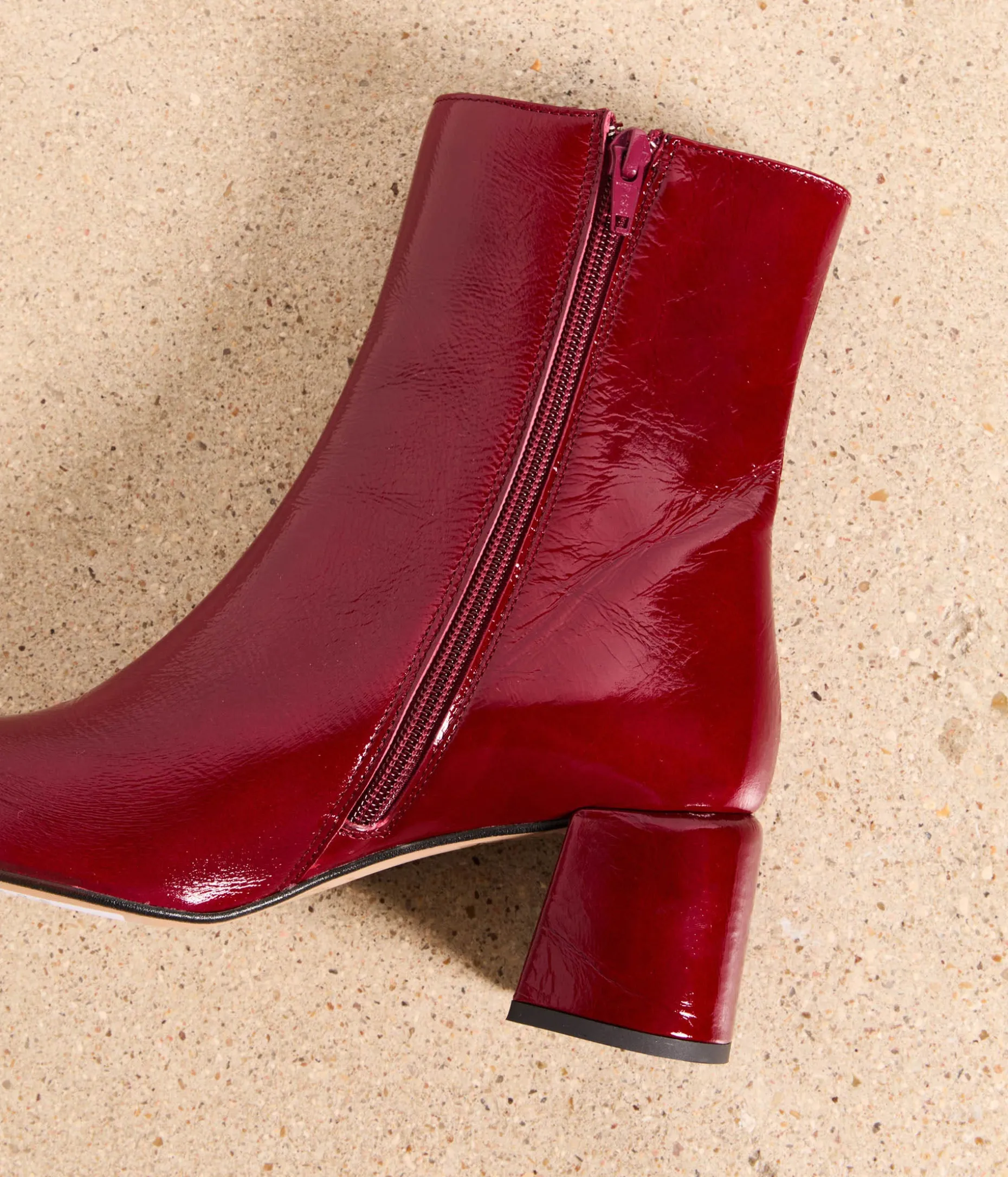 boots_cuir_rouge_jason_9.webp Best Sale Mellow Yellow Boots cuir Jason ROUGE