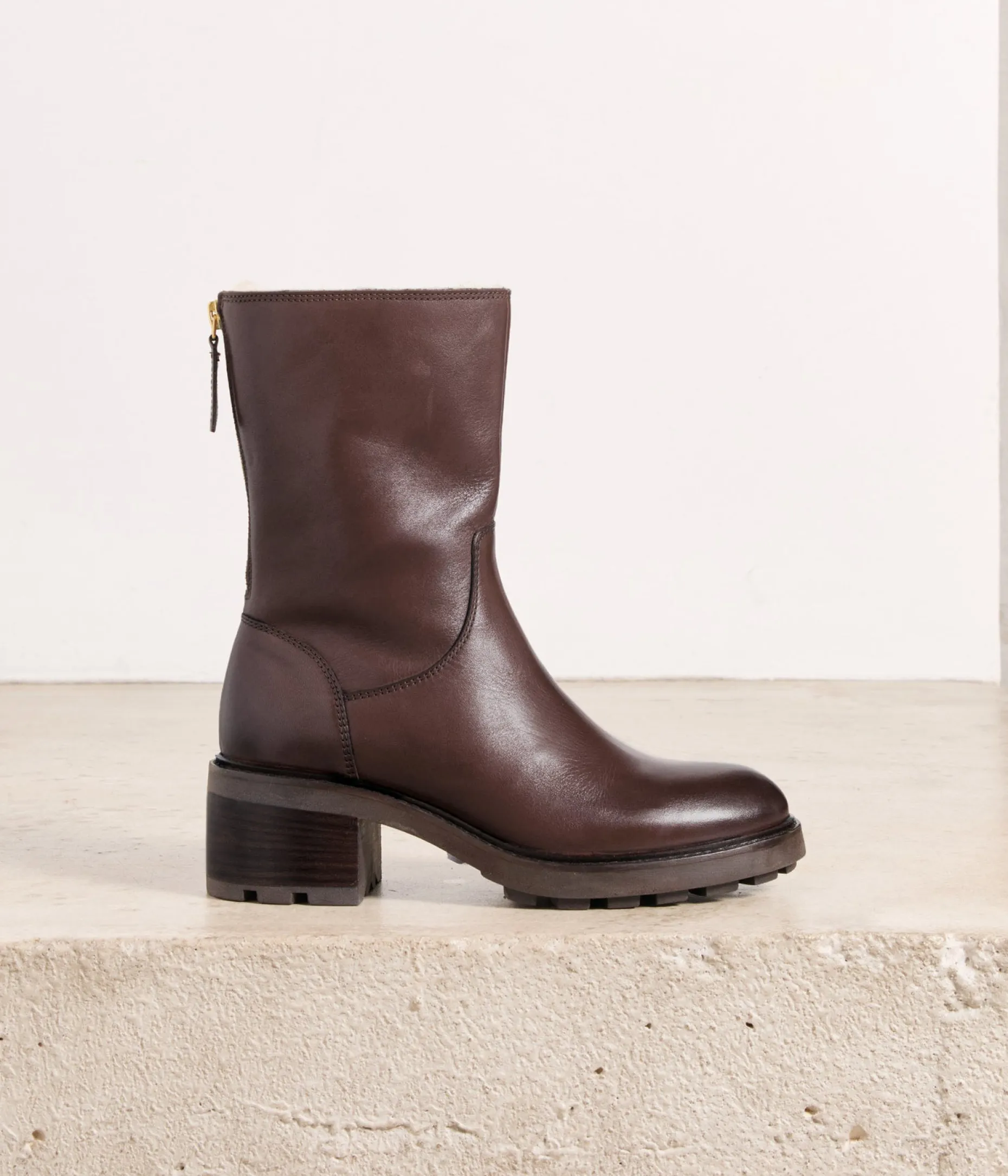 Cheap Mellow Yellow Boots fourrées choco Tomette MARRON