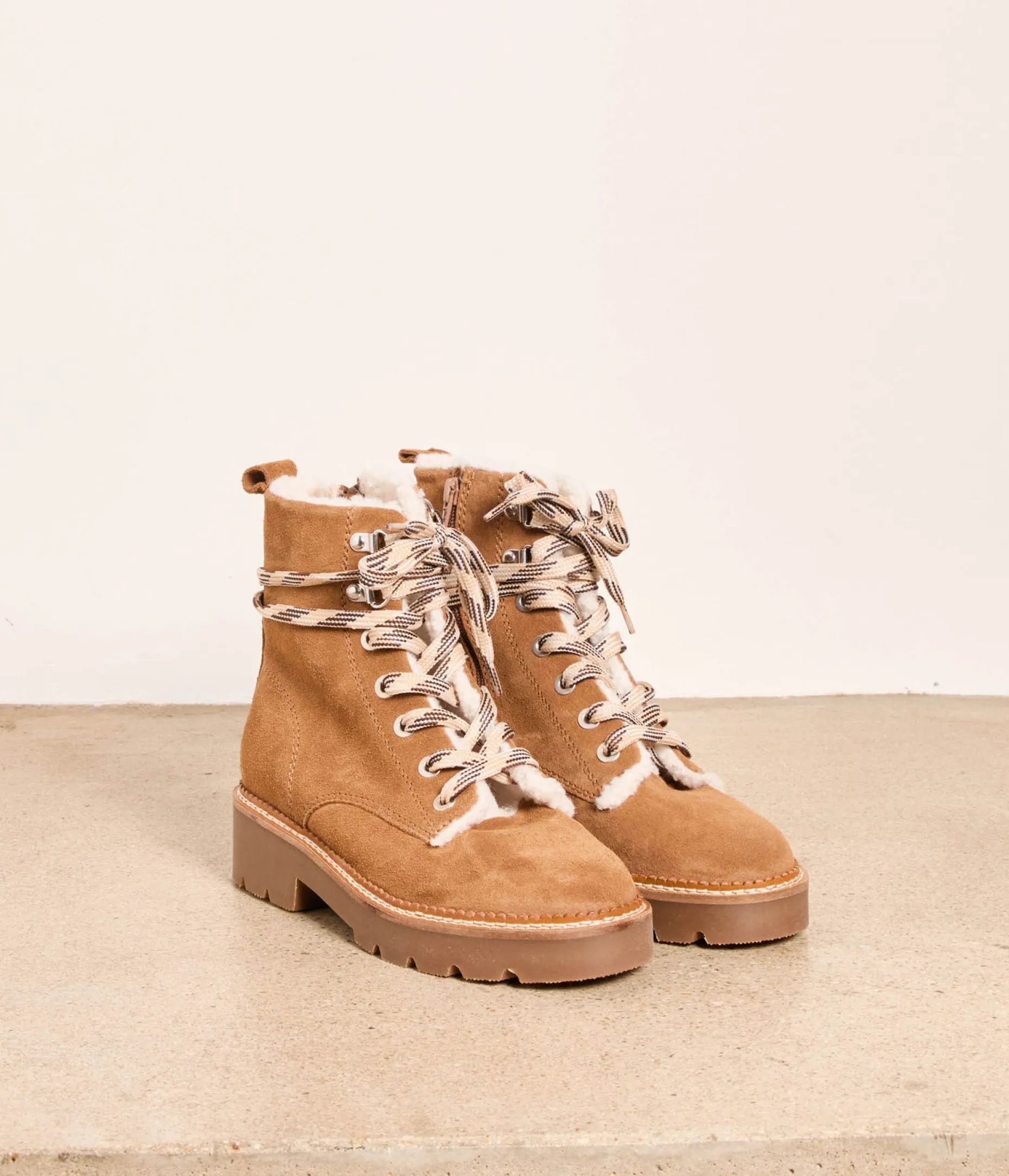 Sale Mellow Yellow Boots velours Helmut BEIGE