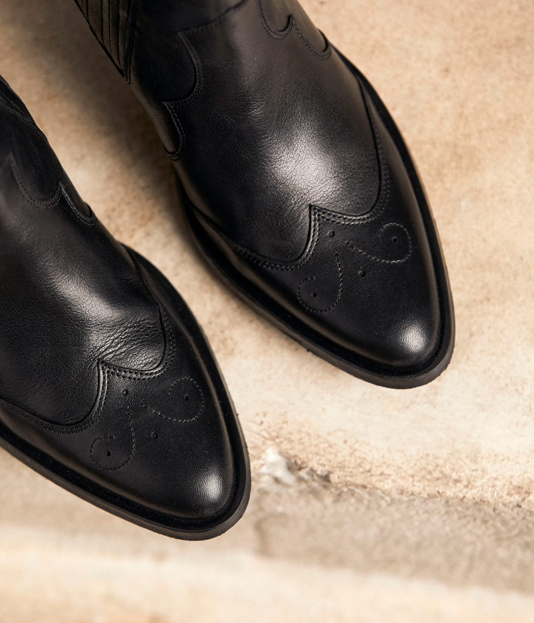 boots_western_noires_carrie_9.webp Flash Sale Mellow Yellow Boots western es Carrie NOIR