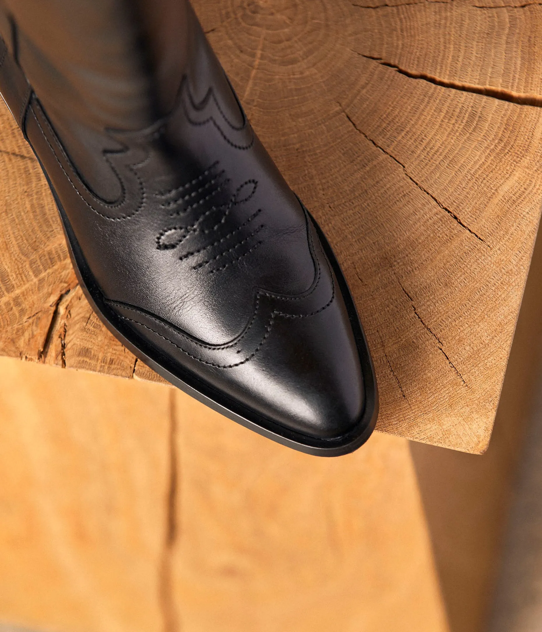 bottes_western_noires_canelle_5.webp Flash Sale Mellow Yellow Bottes western noires Canelle