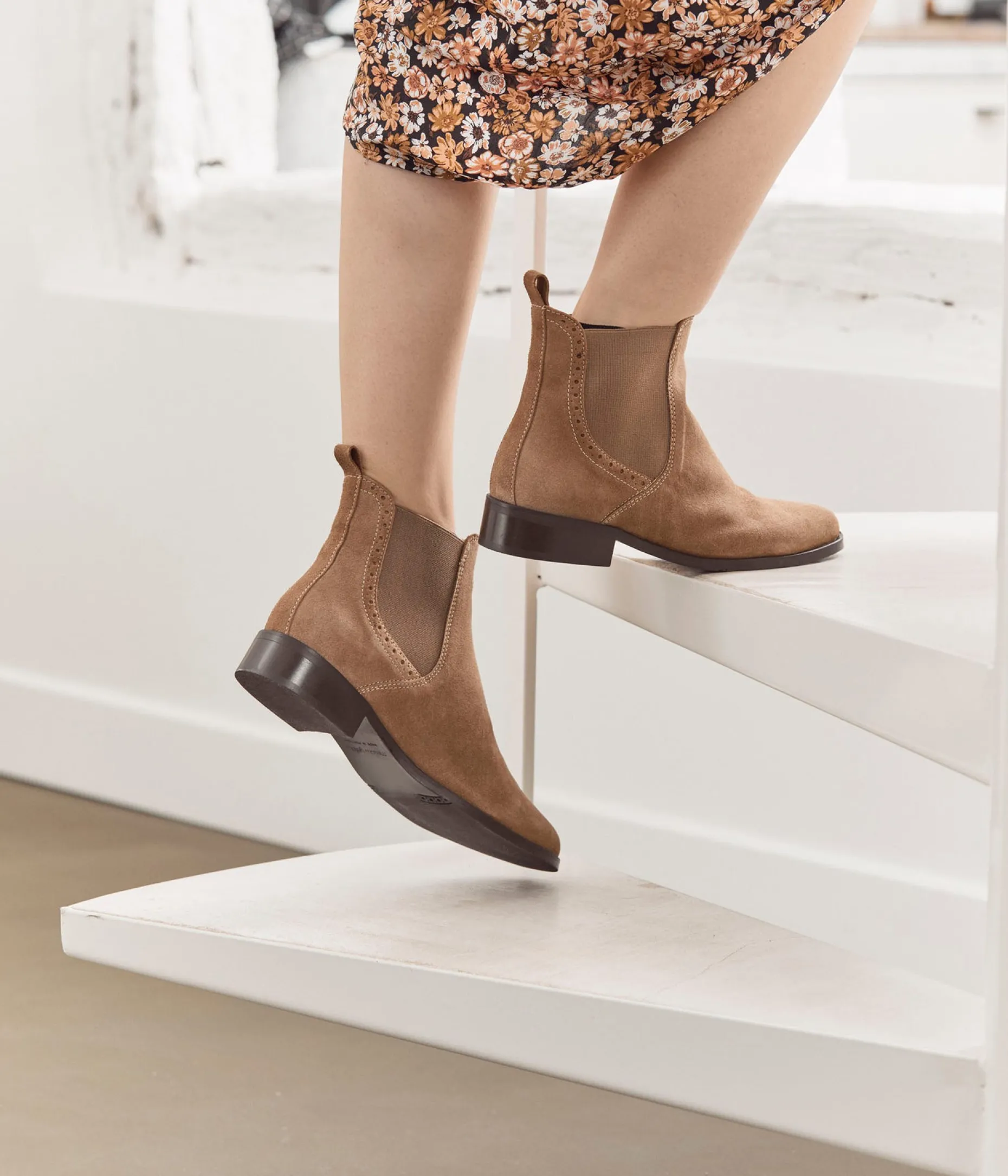 Store Mellow Yellow Bottines basses Prune TAUPE