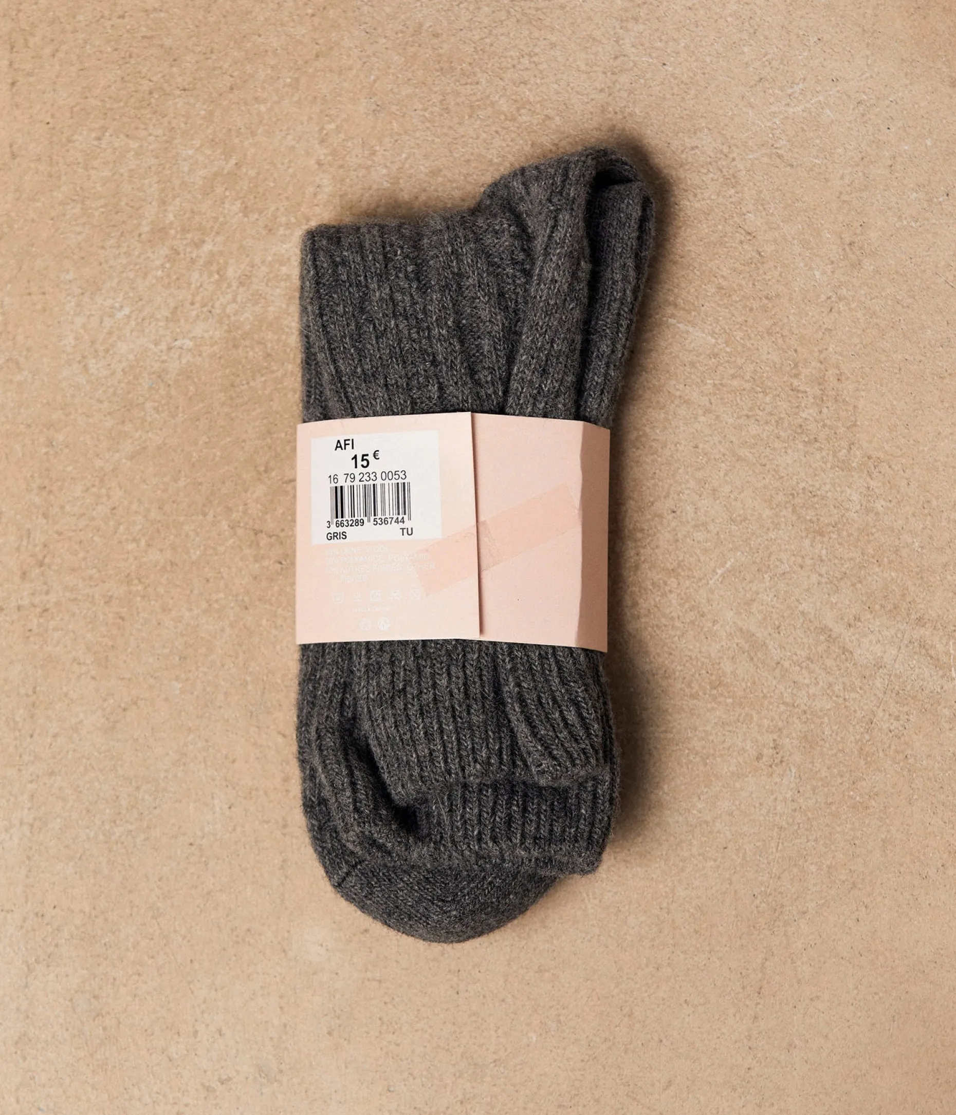 Discount Mellow Yellow Chaussettes hautes es Afi GRIS