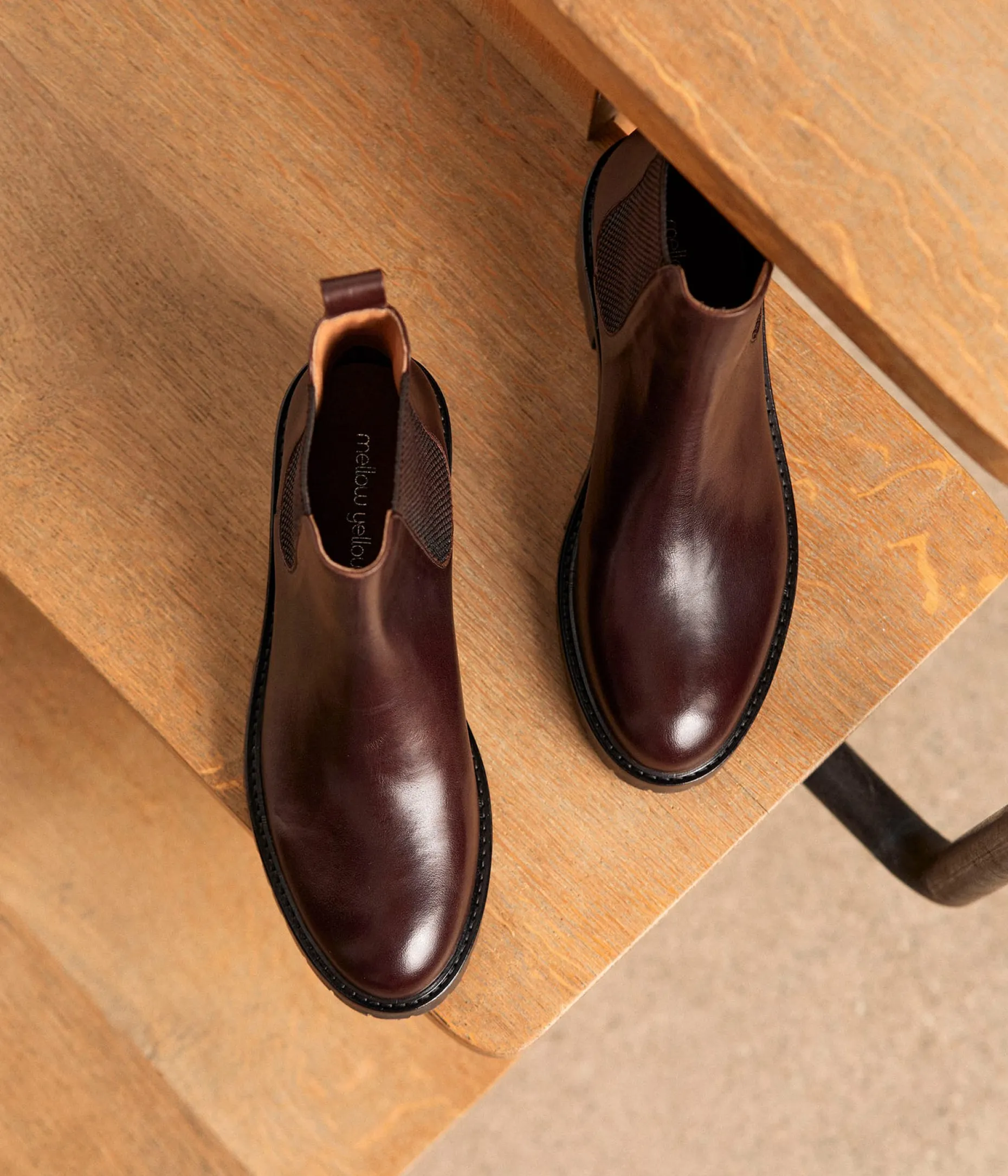 chelsa_boots_chocolat_adolie_8.webp Hot Mellow Yellow Chelsa boots chocolat Adolie MARRON