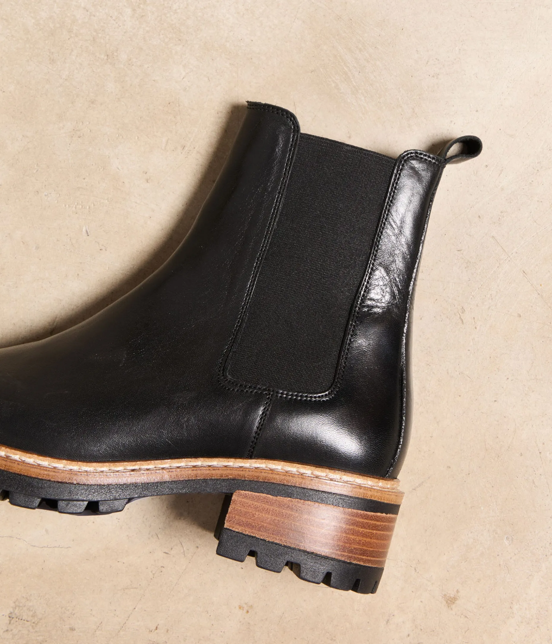 Discount Mellow Yellow Chelsea boots crantées Calista NOIR