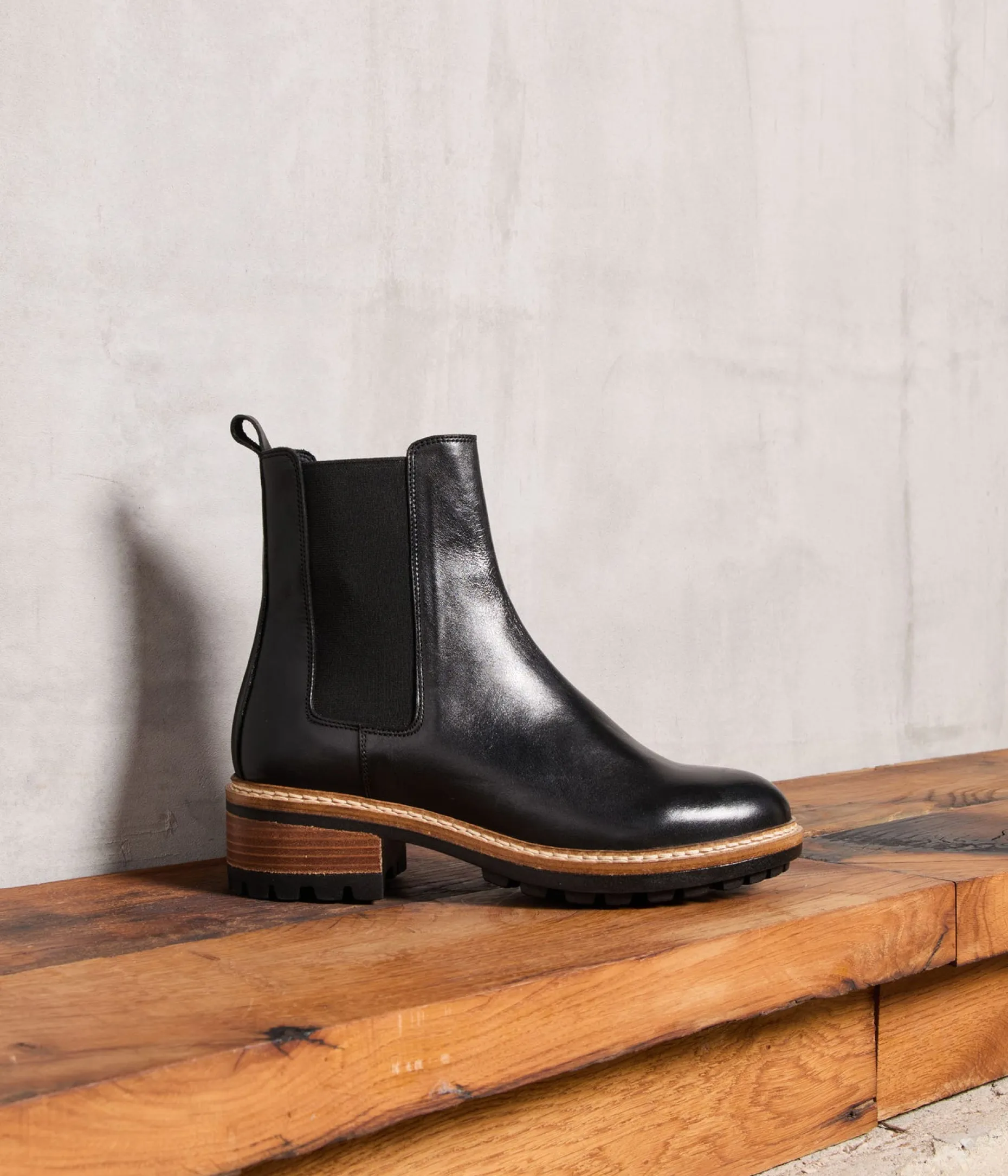 Discount Mellow Yellow Chelsea boots crantées Calista NOIR