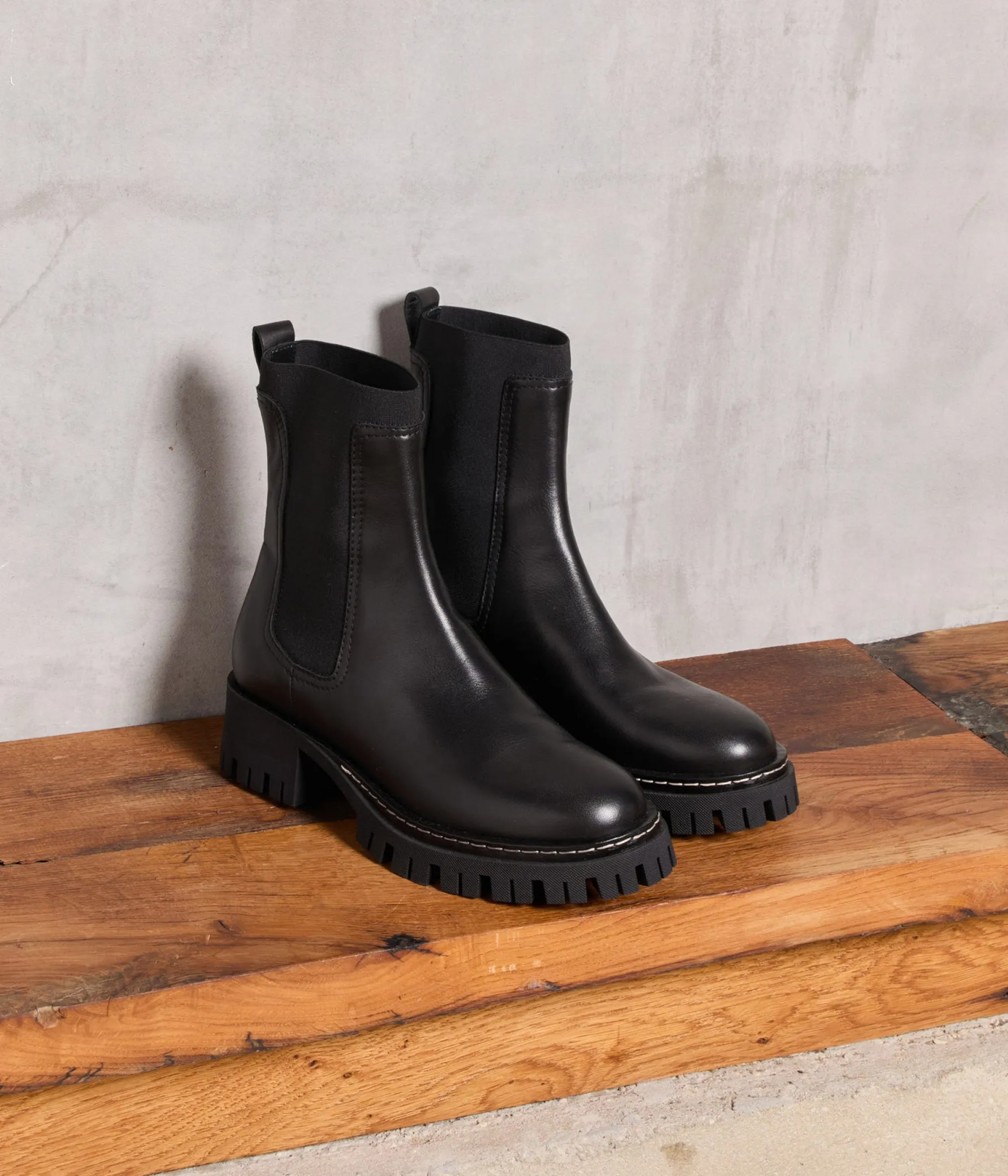 Store Mellow Yellow Chelsea boots crantées Vesper NOIR