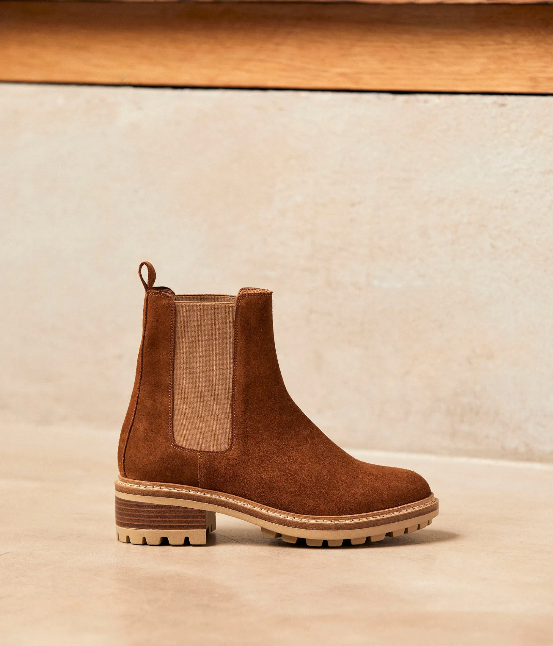 Outlet Mellow Yellow Chelsea boots tabac Calista MARRON