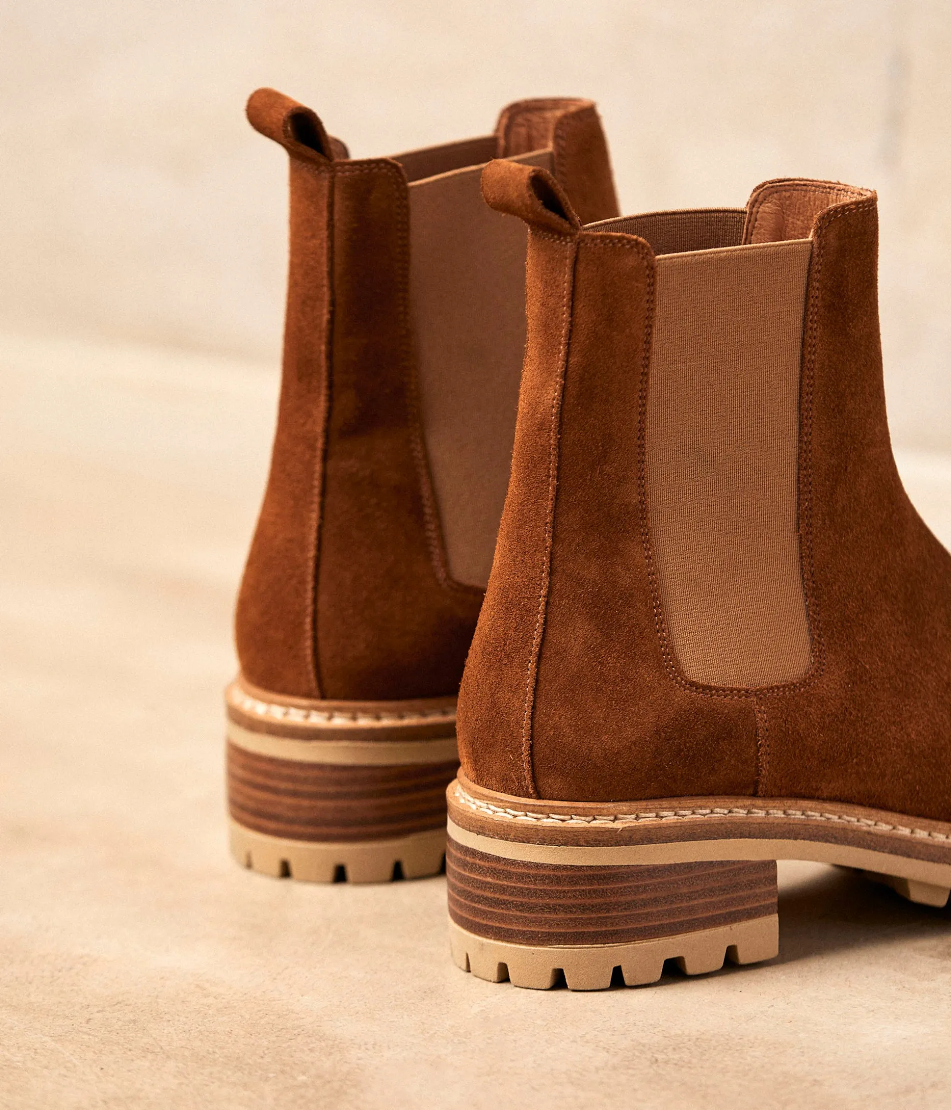 Outlet Mellow Yellow Chelsea boots tabac Calista MARRON