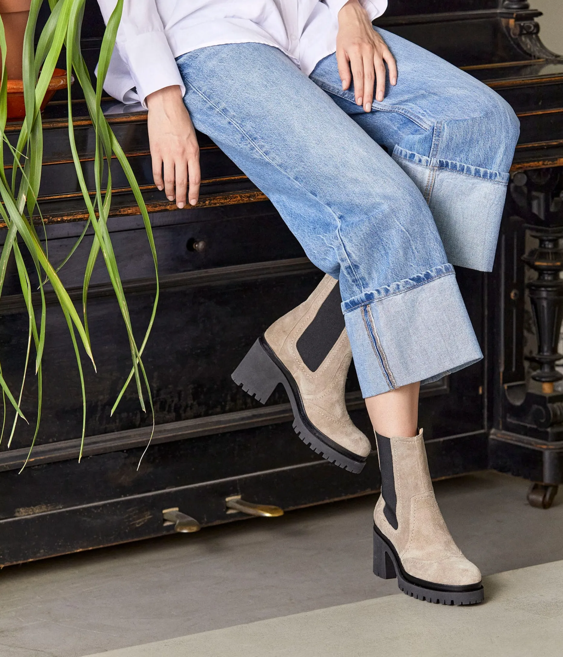 Best Mellow Yellow Chelsea boots Liliane TAUPE