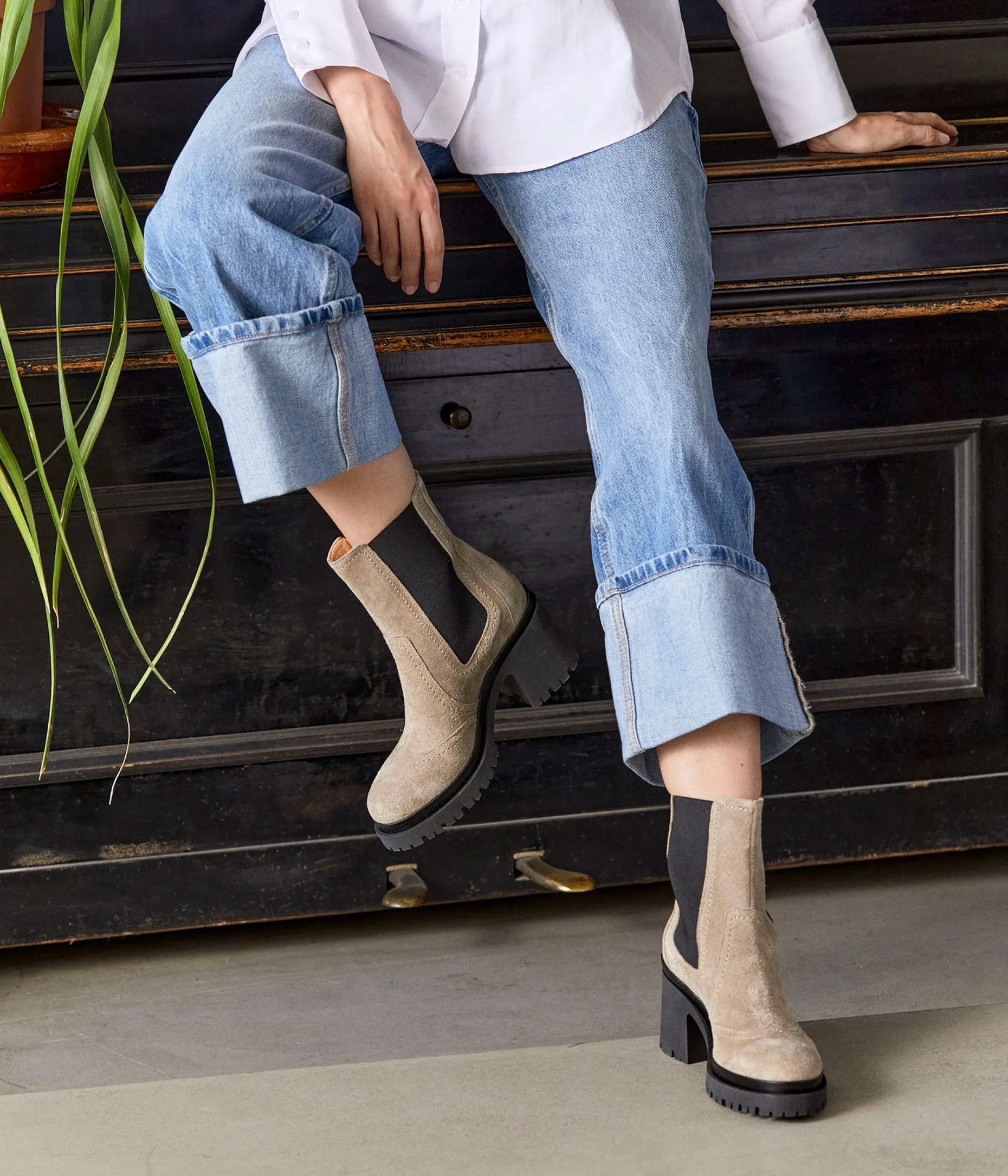 Best Mellow Yellow Chelsea boots Liliane TAUPE