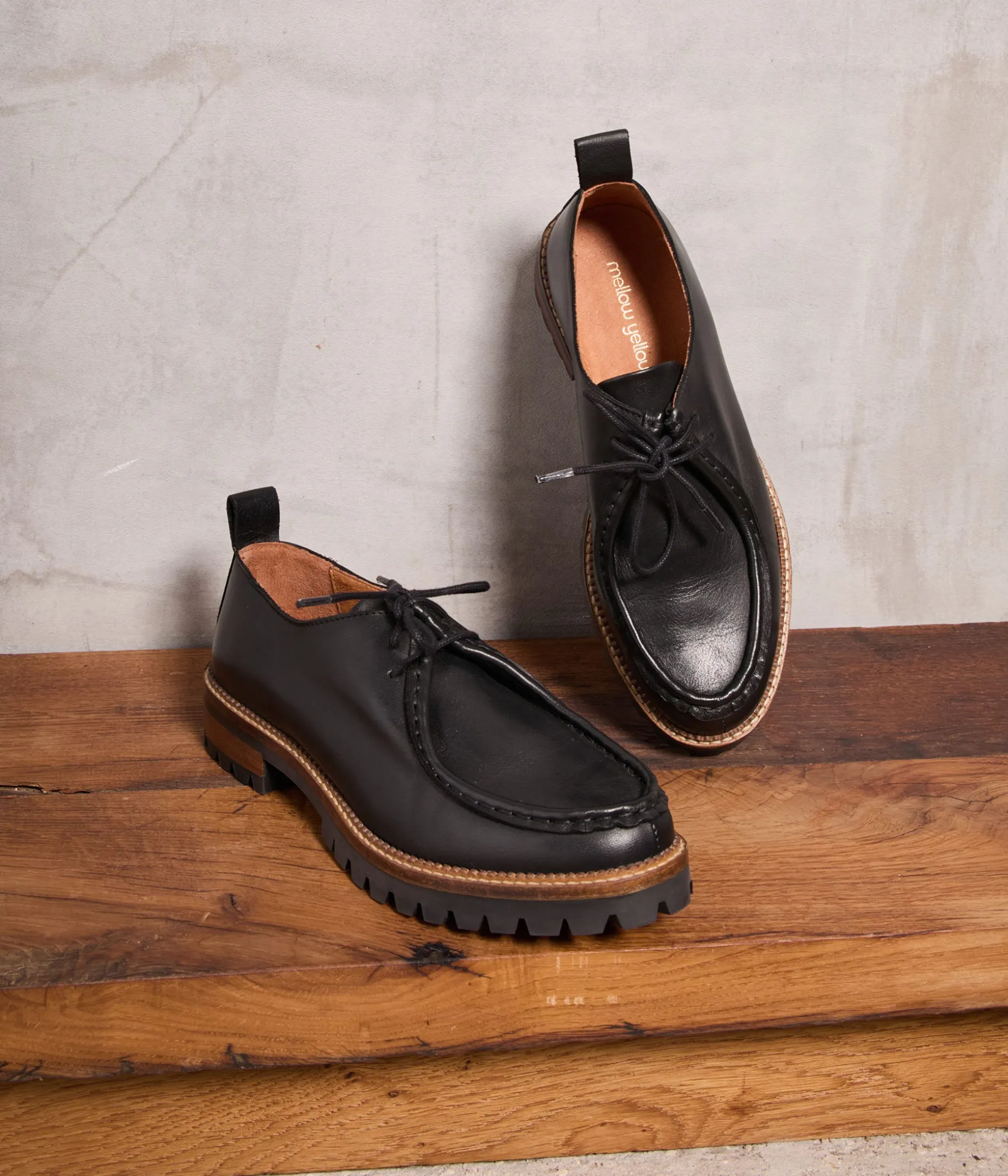 derbies_cuir_noir_george_9.webp Sale Mellow Yellow Derbies cuir George NOIR