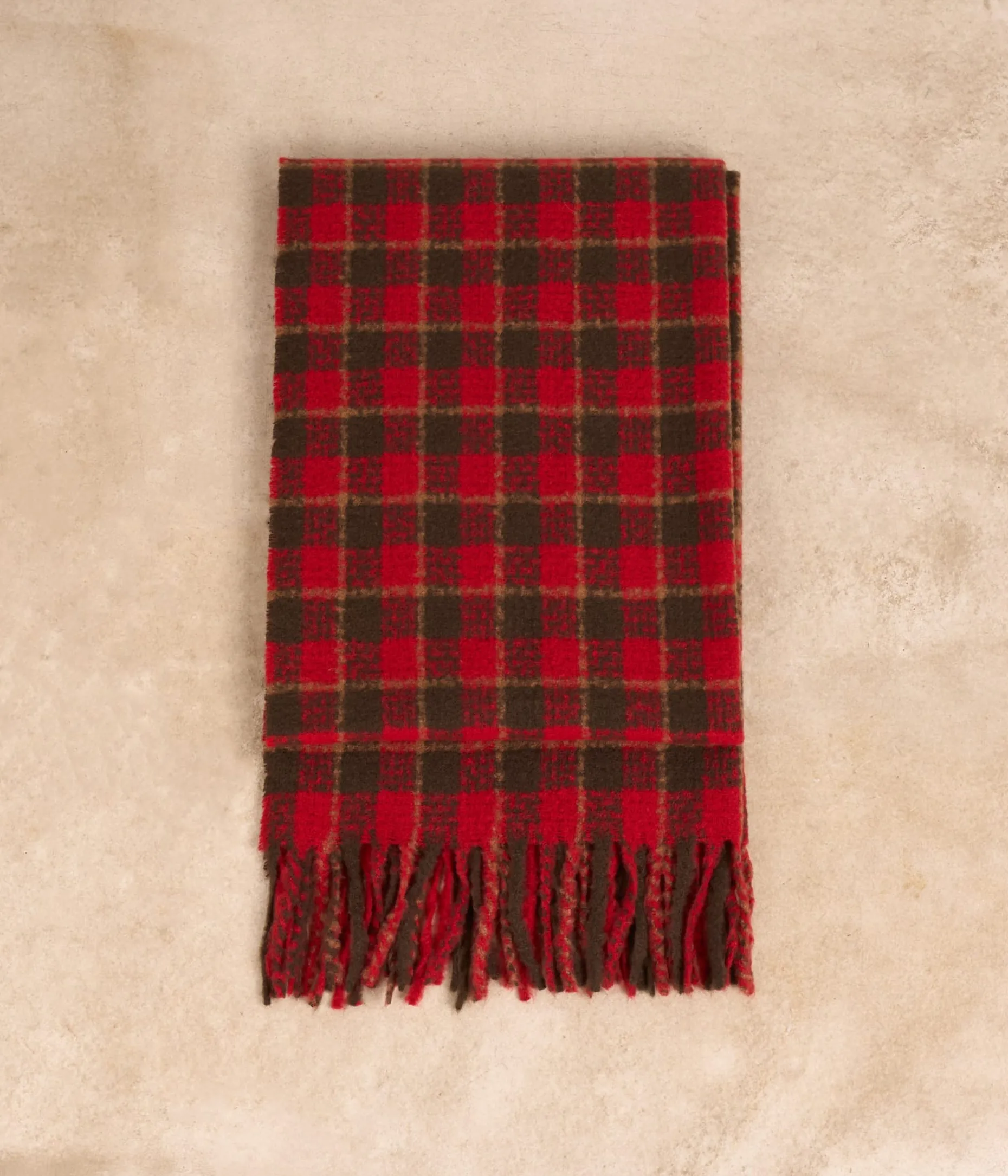 Discount Mellow Yellow Echarpe rouge carreaux Harry