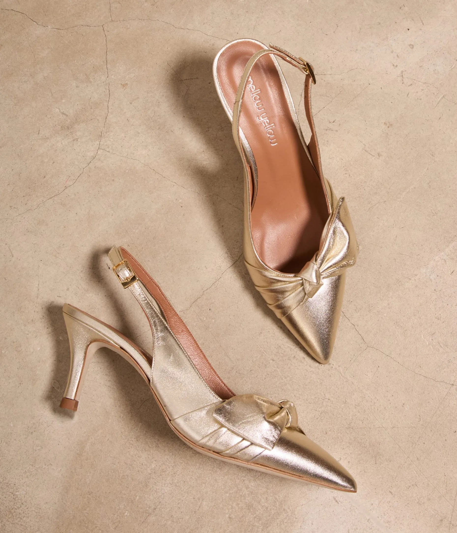 escarpins_slingbacks_dors_yuna_8.webp Best Mellow Yellow Escarpins slingbacks dés Yuna OR