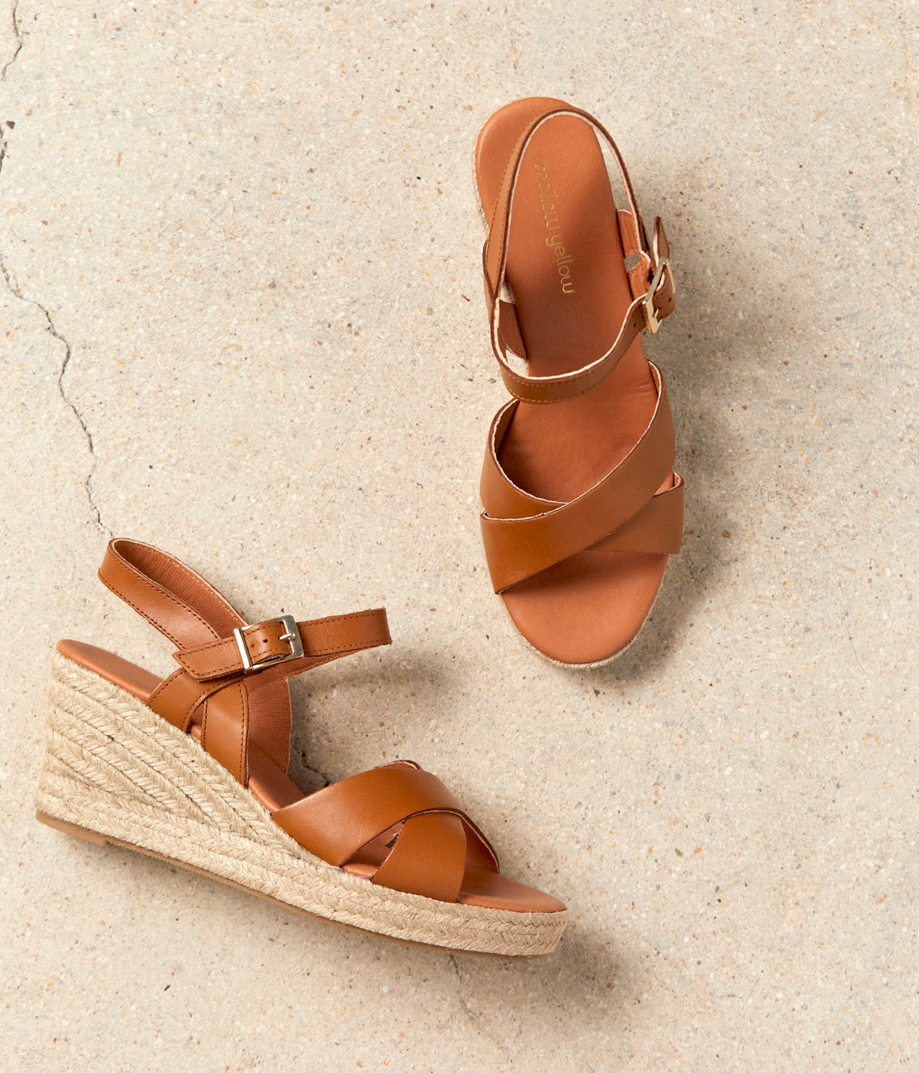 espadrilles_camel_triana_6.webp Cheap Mellow Yellow Espadrilles Triana CAMEL