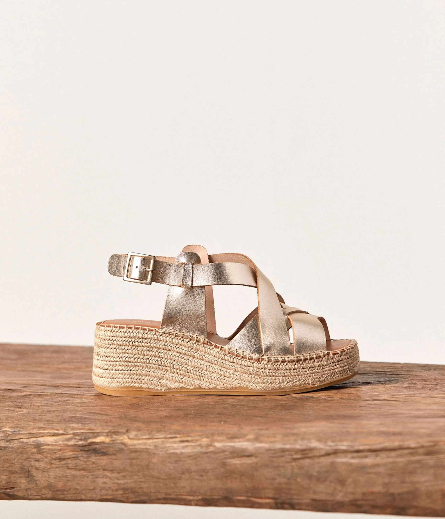 Cheap Mellow Yellow Espadrilles compensées Elise OR