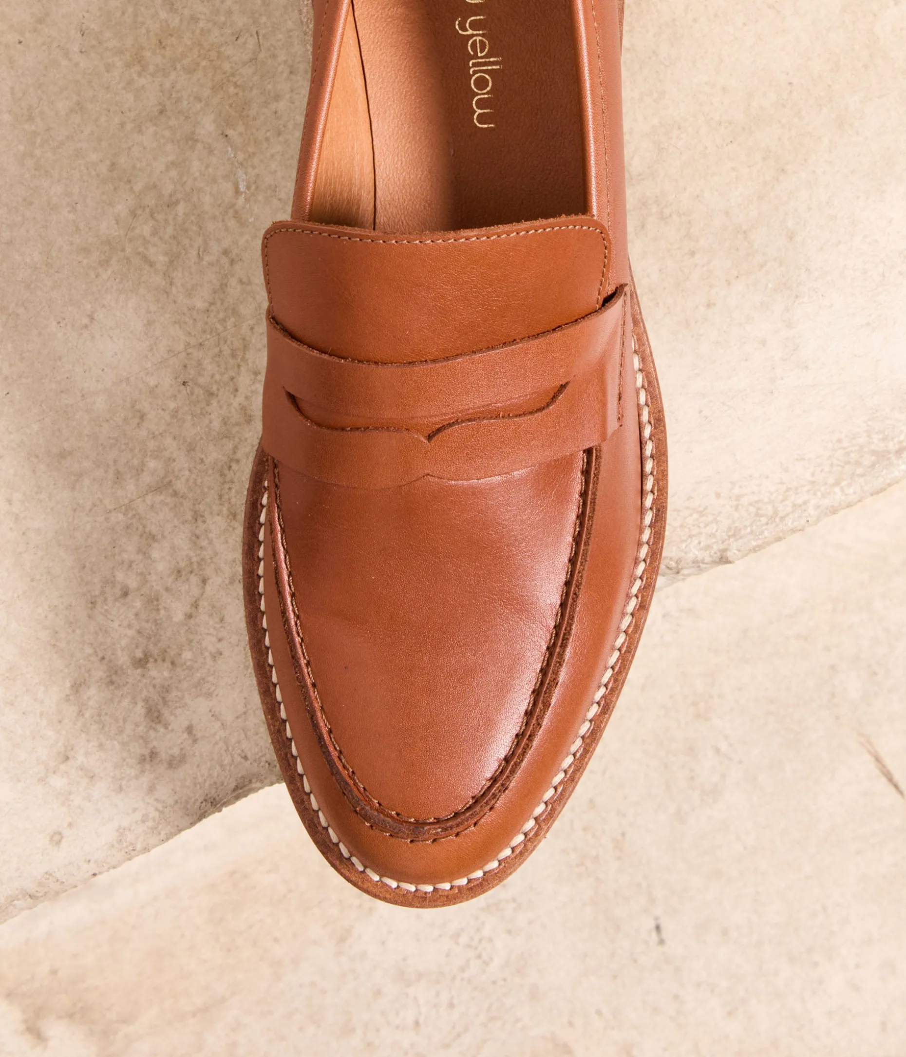 mocassins_cuir_cognac_biloba_12.webp Flash Sale Mellow Yellow Mocassins cuir Biloba COGNAC