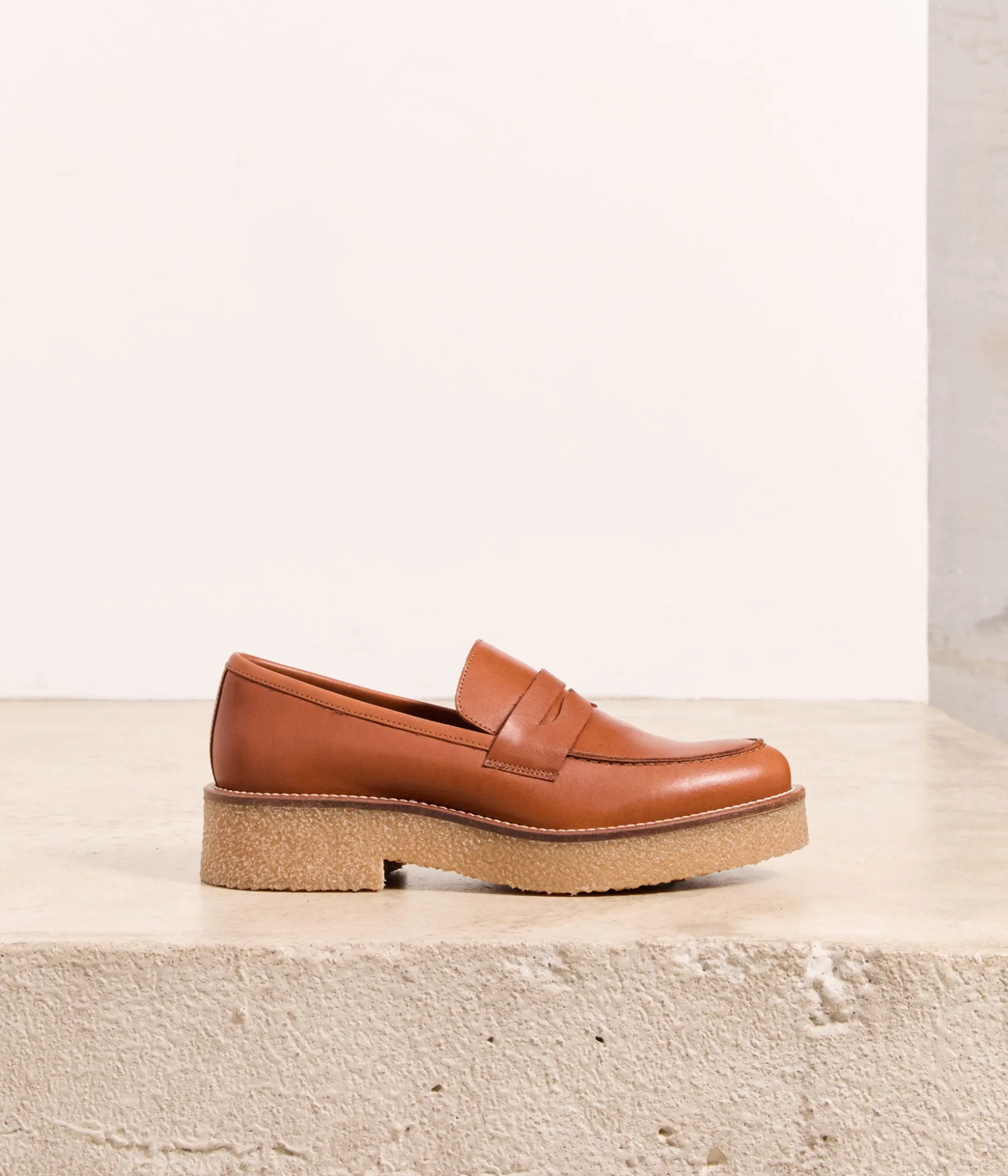 mocassins_cuir_cognac_biloba_3.webp Flash Sale Mellow Yellow Mocassins cuir Biloba COGNAC