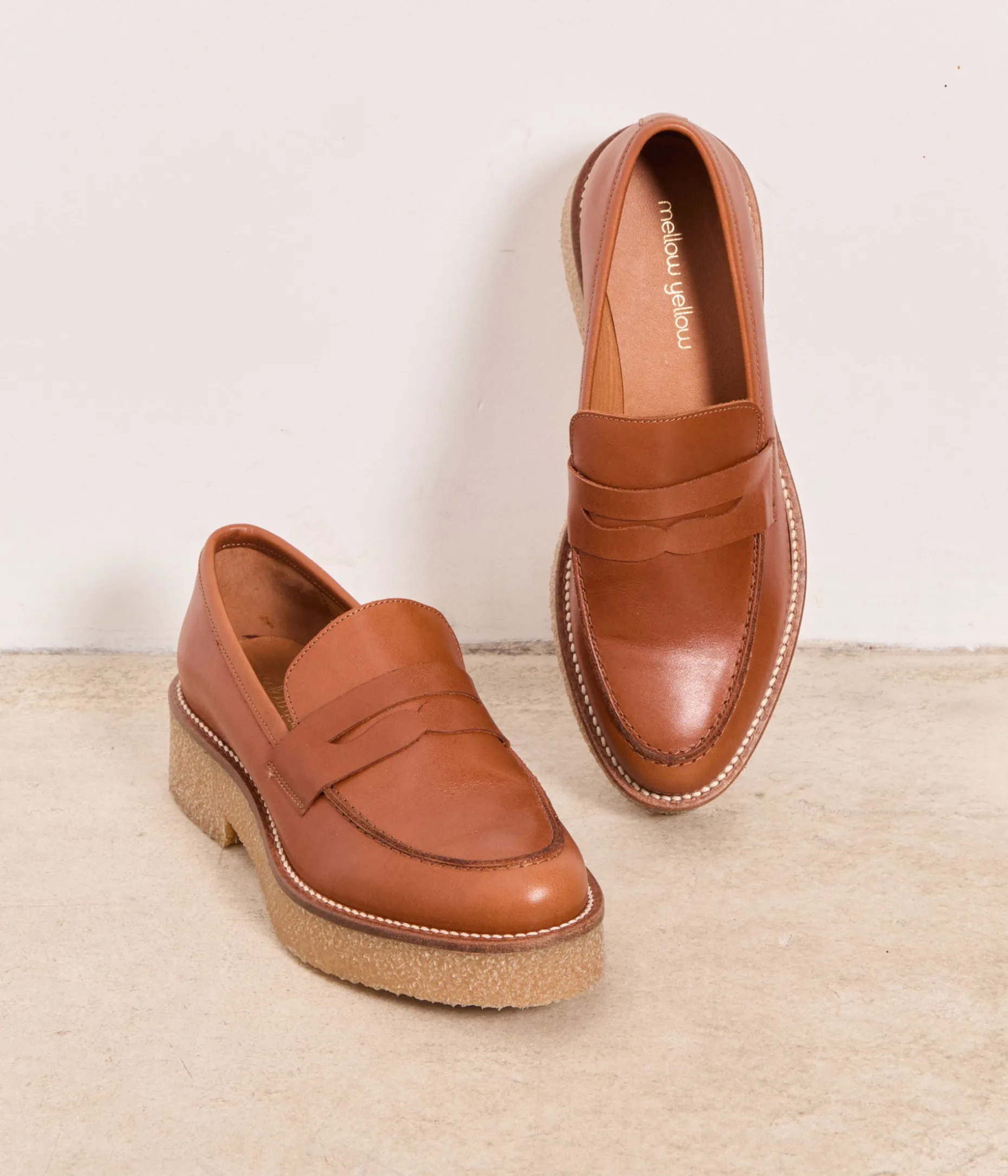 mocassins_cuir_cognac_biloba_9.webp Flash Sale Mellow Yellow Mocassins cuir Biloba COGNAC