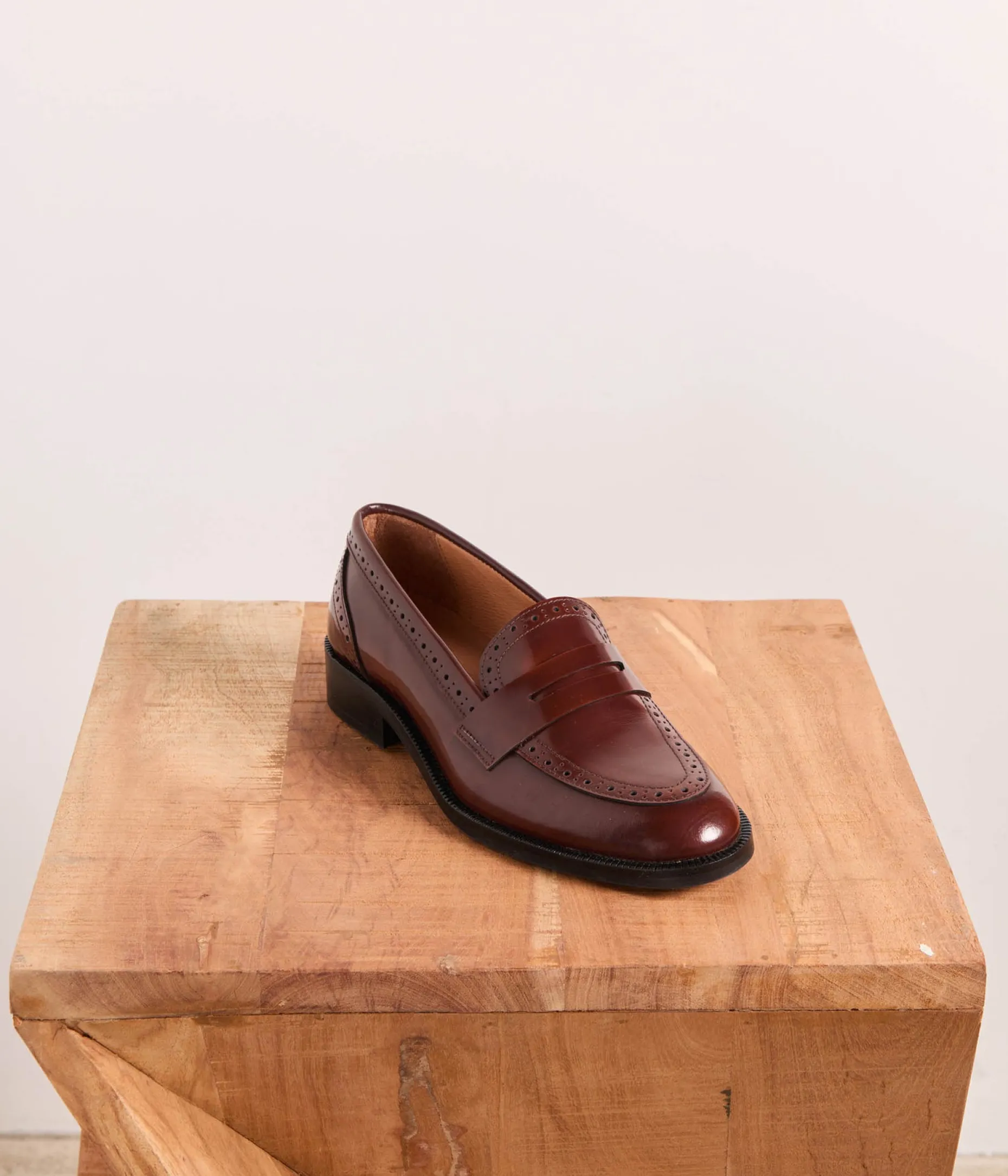 Cheap Mellow Yellow Mocassins cuir Ross MARRON