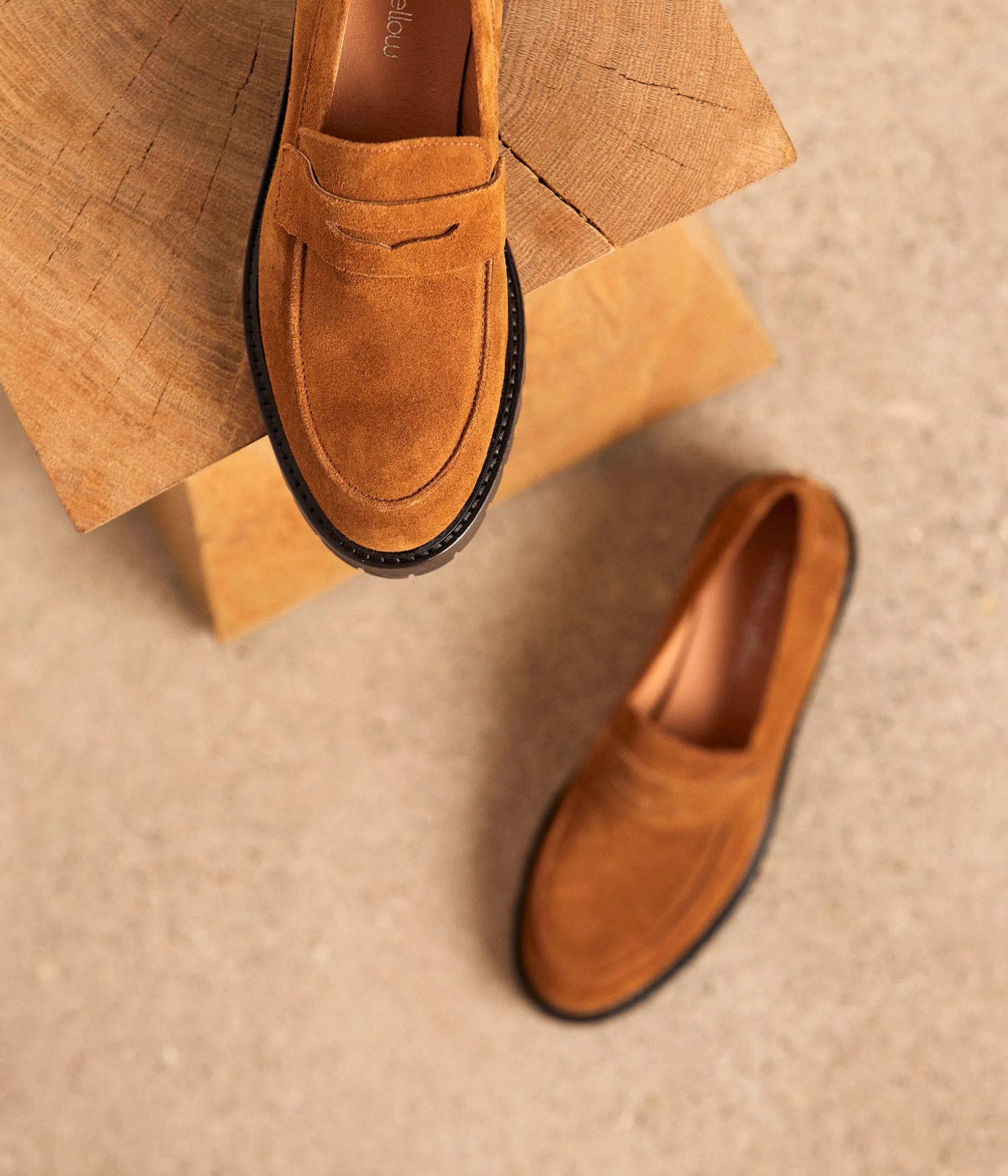 mocassins_cuir_velours_aubree_12.webp New Mellow Yellow Mocassins cuir velours Aubree MARRON