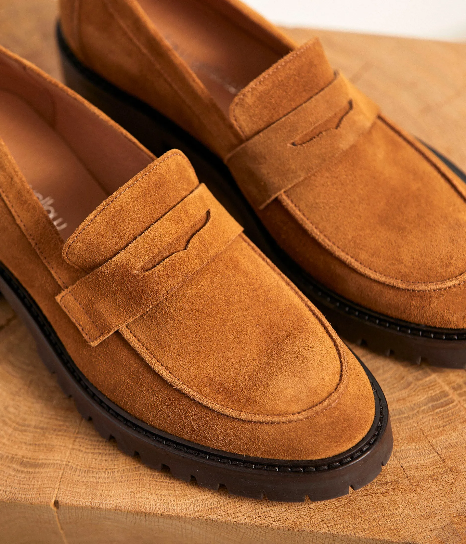 mocassins_cuir_velours_aubree_9.webp New Mellow Yellow Mocassins cuir velours Aubree MARRON