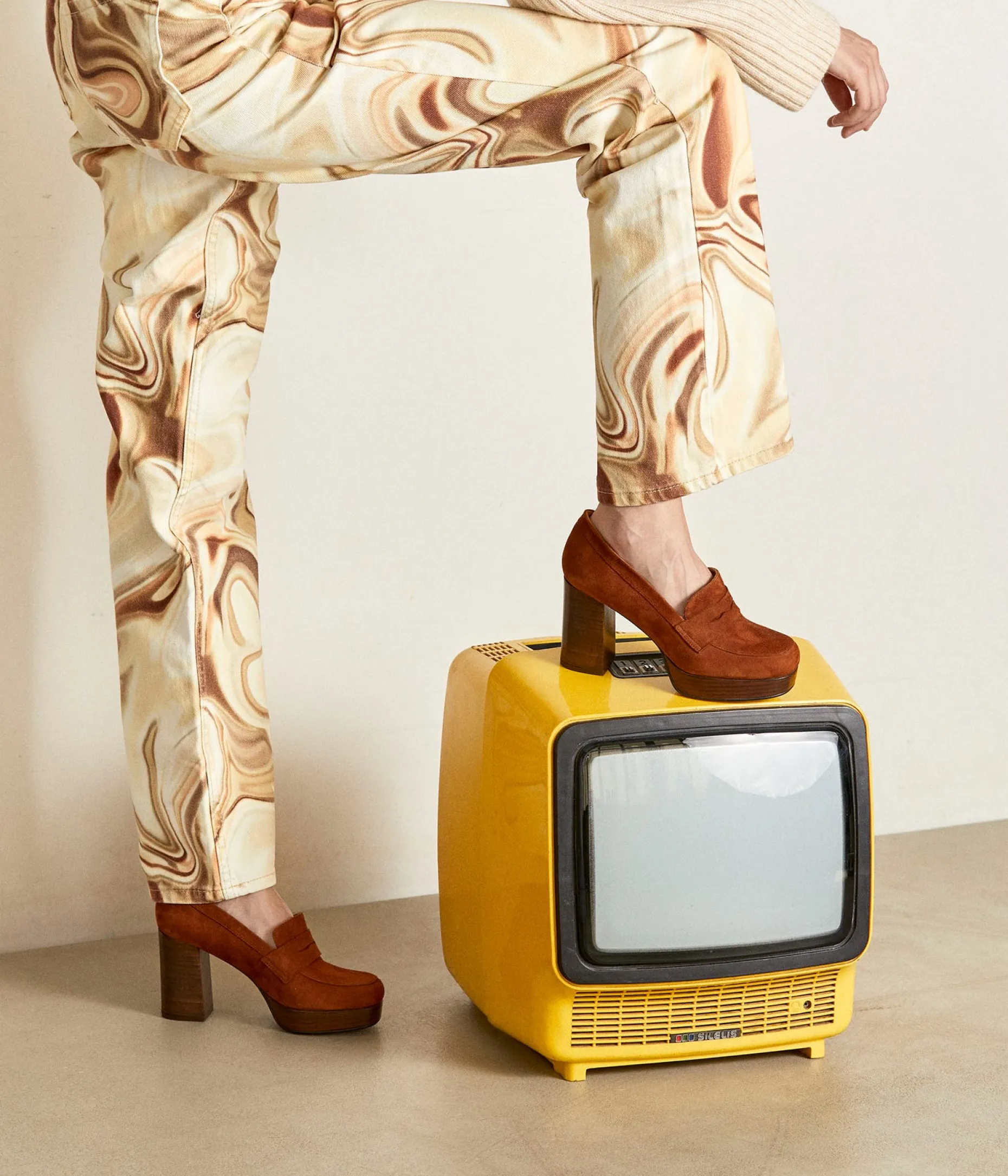 Cheap Mellow Yellow Mocassins plateforme Polina