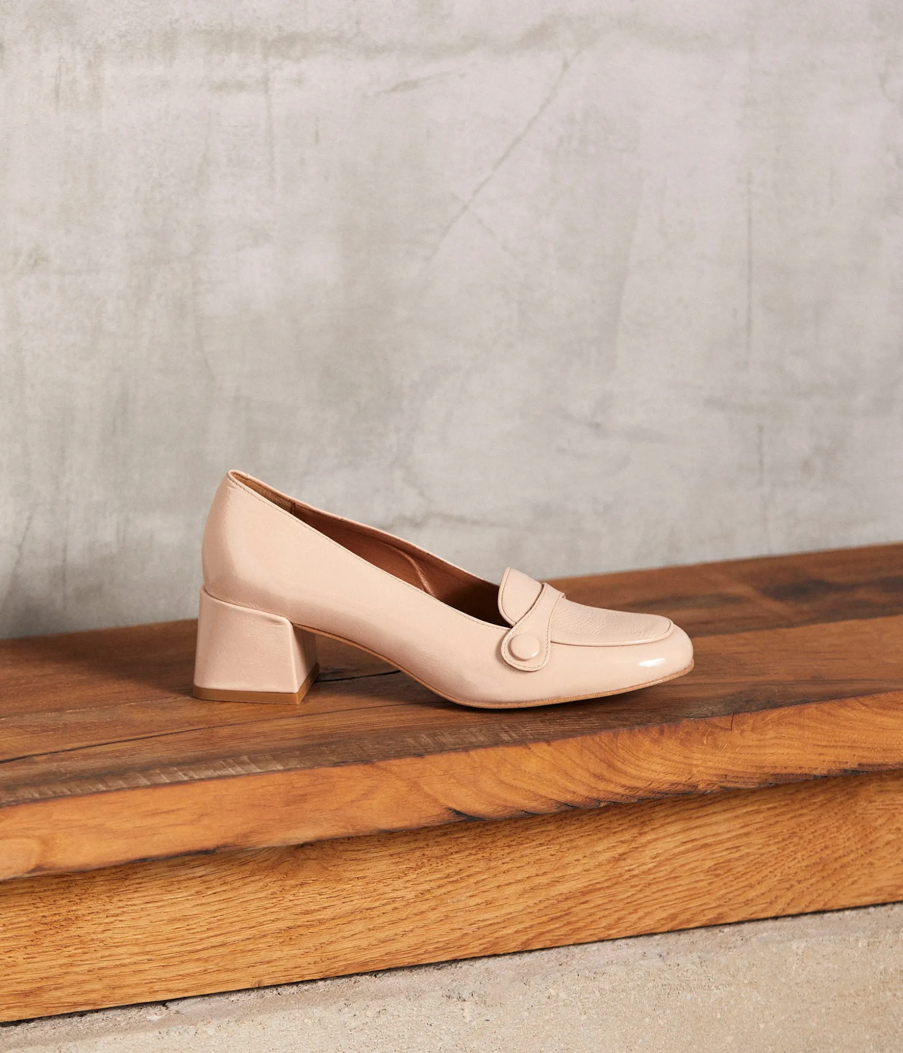 mocassins_rose_poudr_anatole_3.webp Sale Mellow Yellow Mocassins rose poudré Anatole