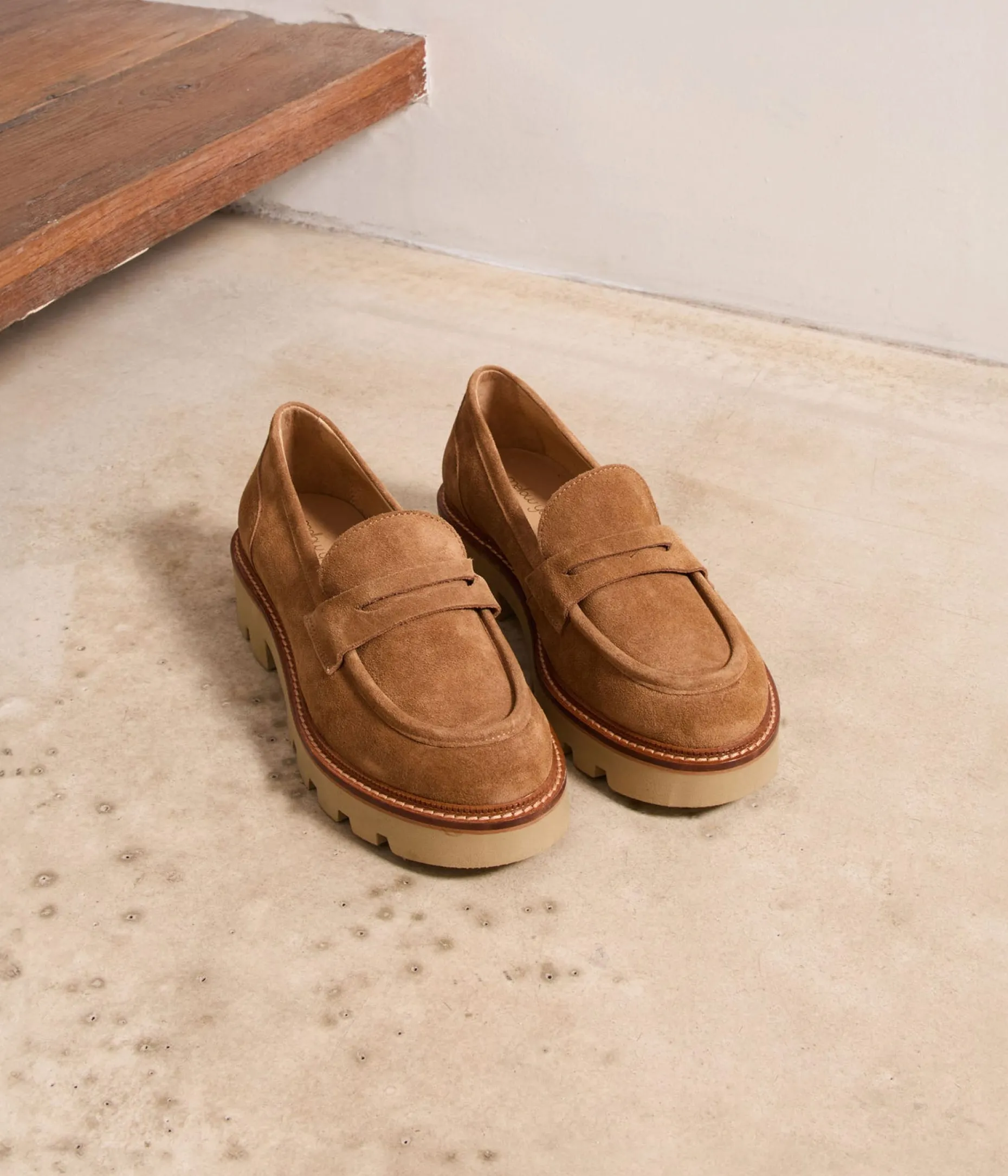 Best Mellow Yellow Mocassins velours s Joy BEIGE