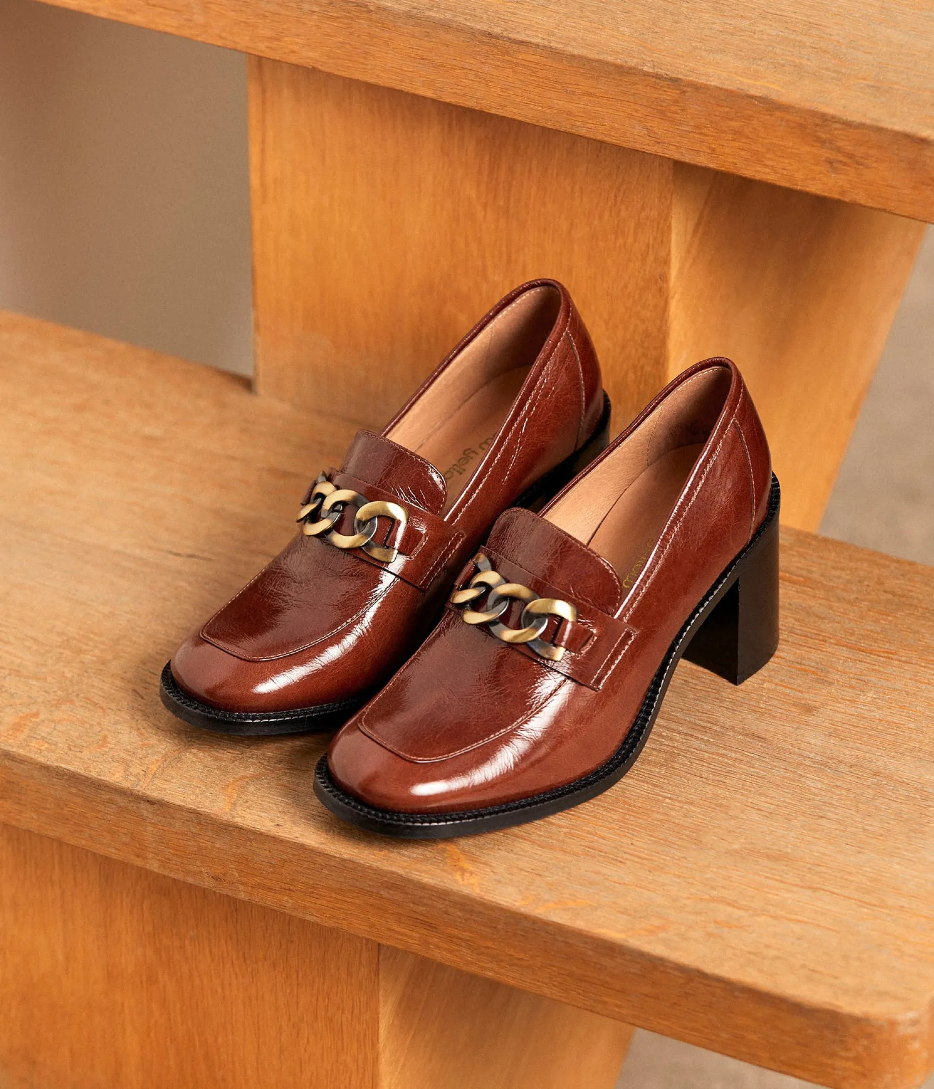 Online Mellow Yellow Mocassins verni marron Ariane