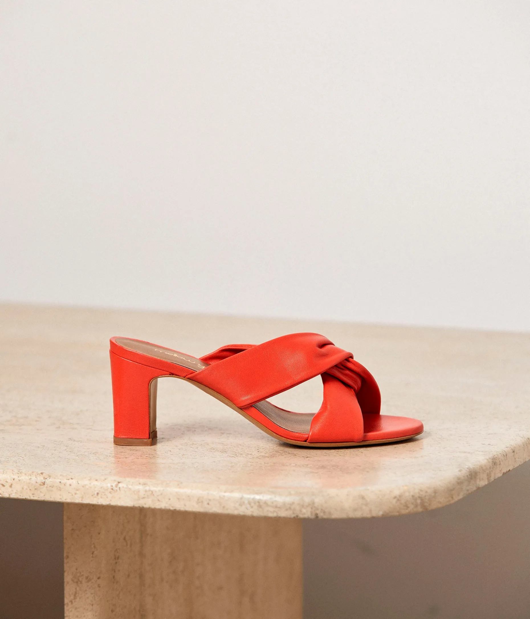 mules_cuir_orange_malory_3.webp Clearance Mellow Yellow Mules cuir Malory ORANGE