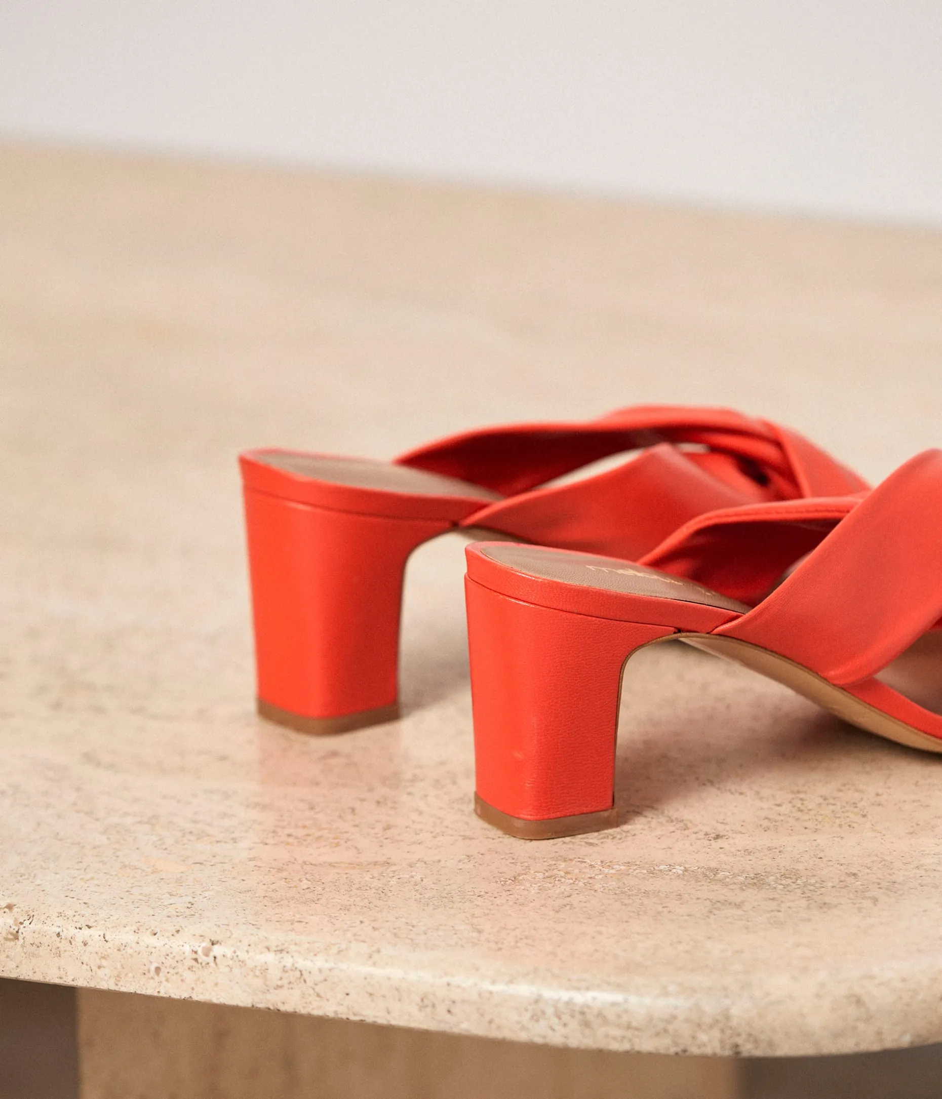 mules_cuir_orange_malory_9.webp Clearance Mellow Yellow Mules cuir Malory ORANGE