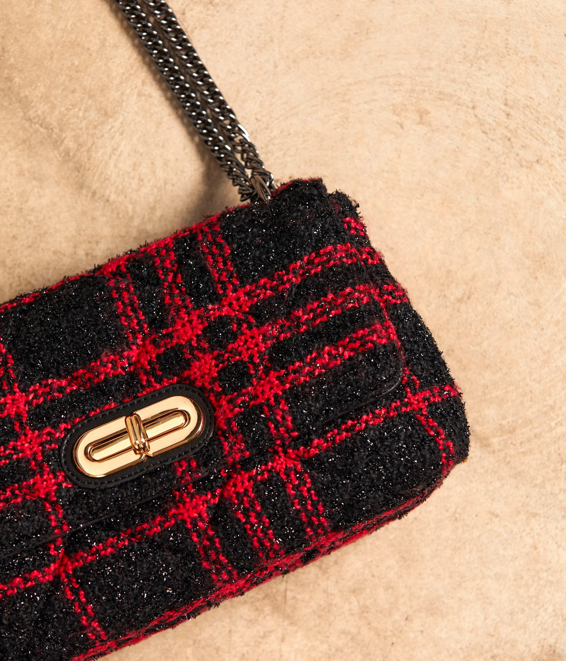 Cheap Mellow Yellow Sac tweed bicolore Aume