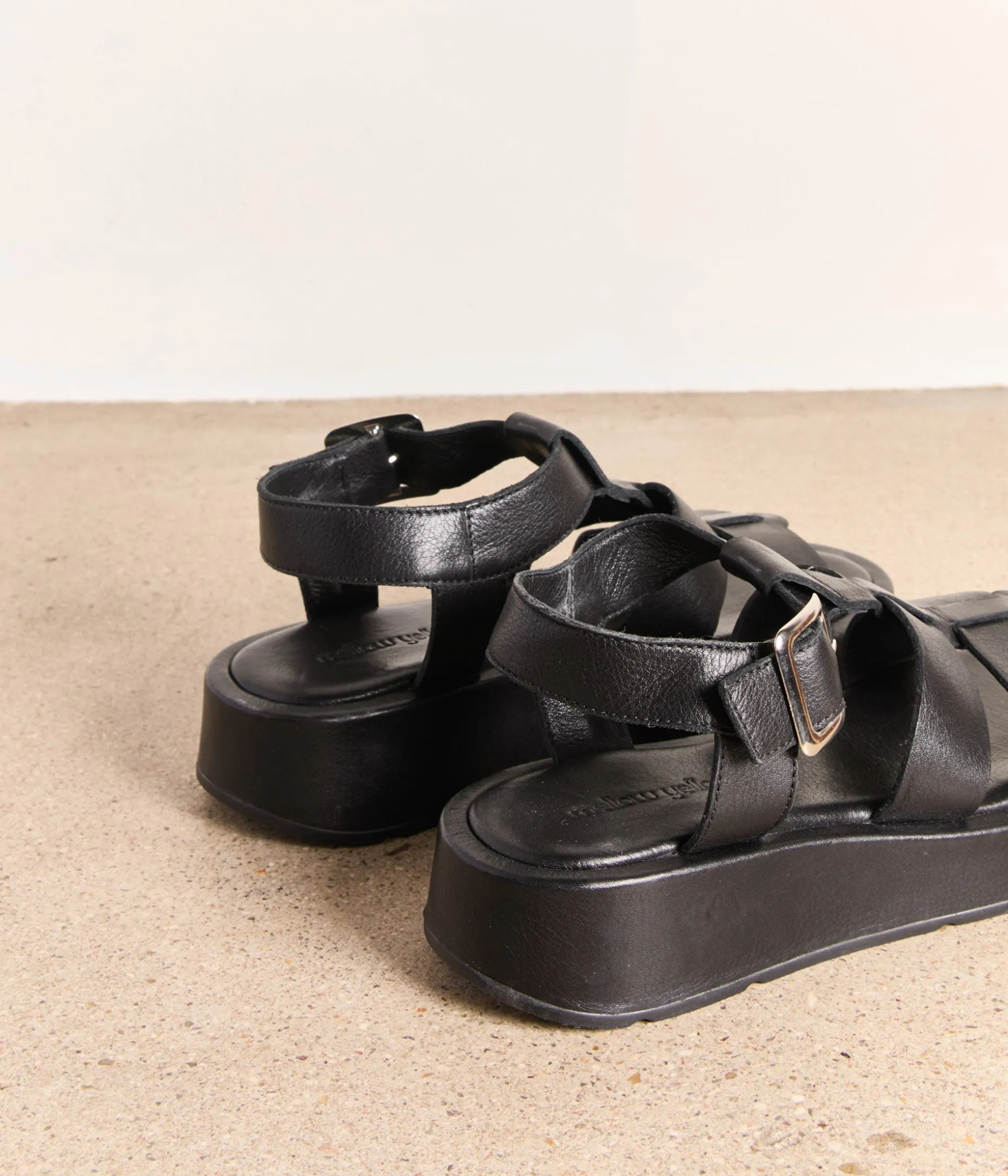 sandales_cuir_noir_billie_6.webp Online Mellow Yellow Sandales cuir Billie NOIR