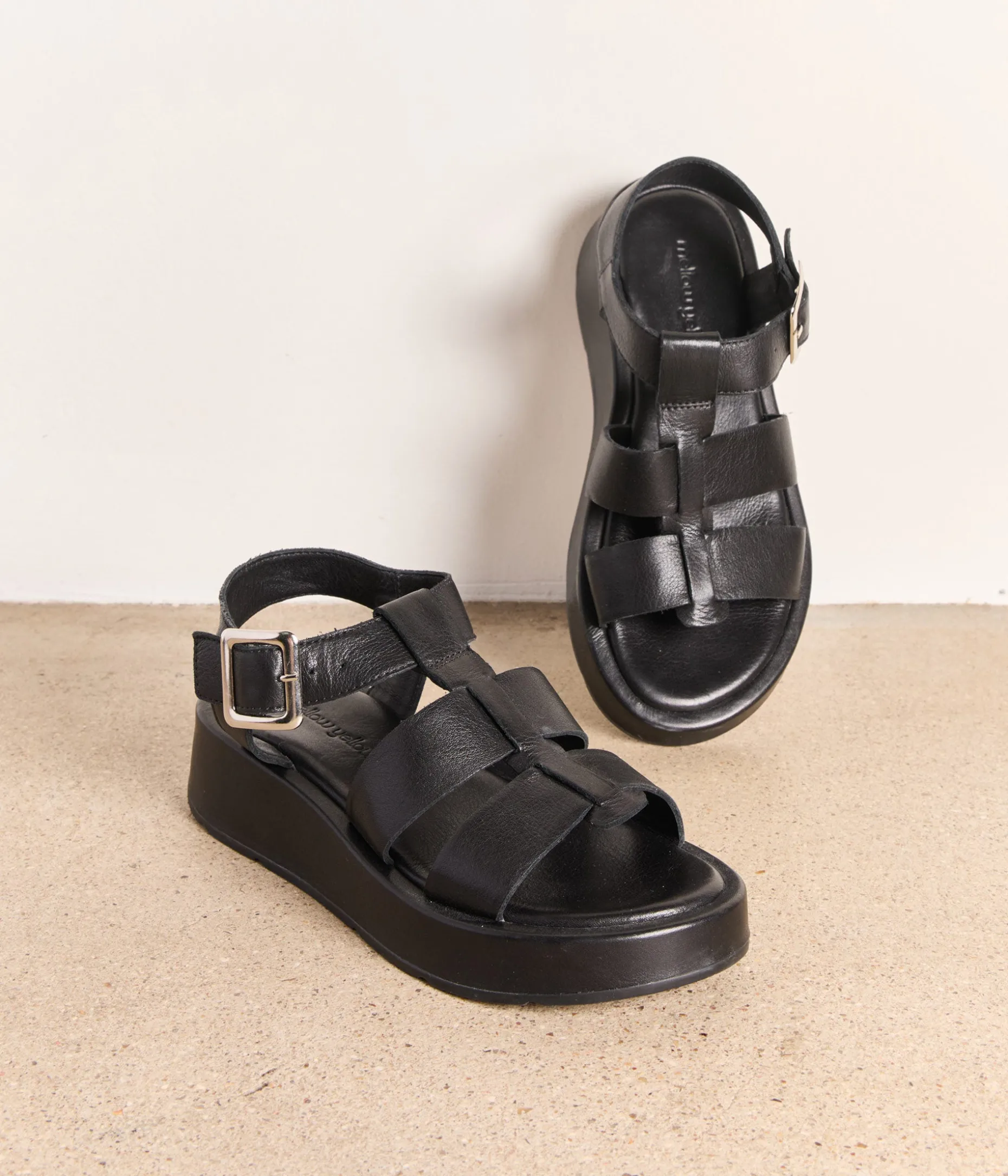 sandales_cuir_noir_billie_9.webp Online Mellow Yellow Sandales cuir Billie NOIR