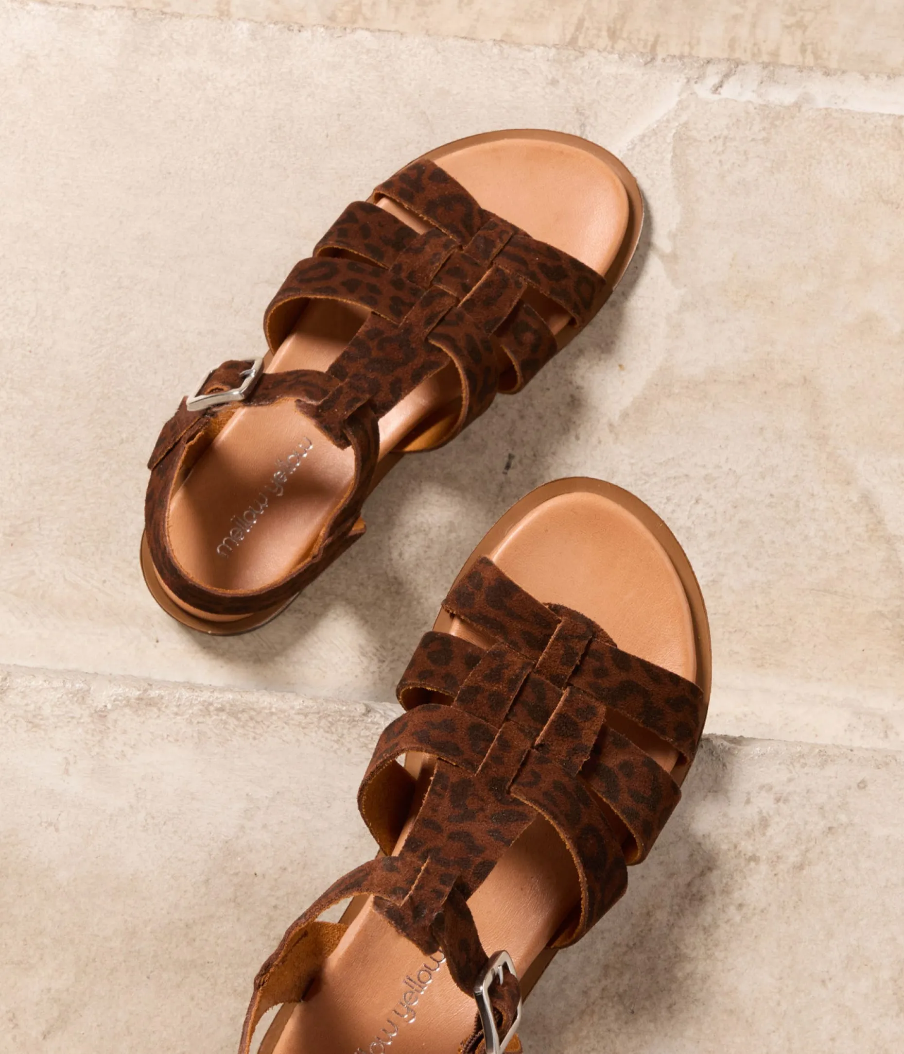 sandales_lopard_isadora_8.webp Cheap Mellow Yellow Sandales léopard Isadora IMPRIME