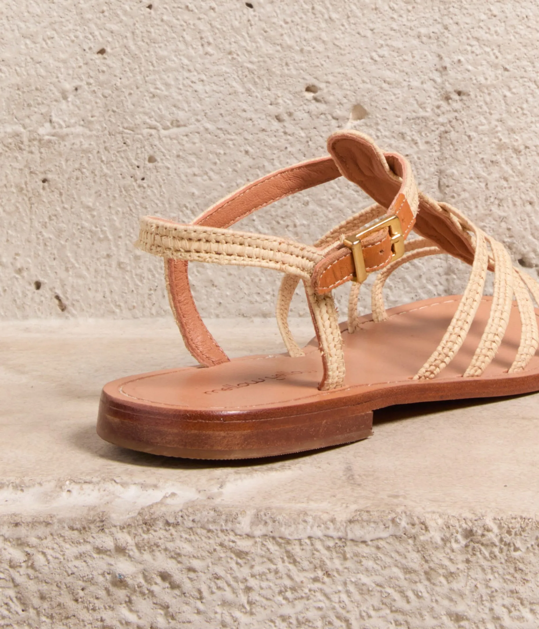 sandales_plates_tresses_raffy_5.webp Clearance Mellow Yellow Sandales plates tressées Raffy BEIGE