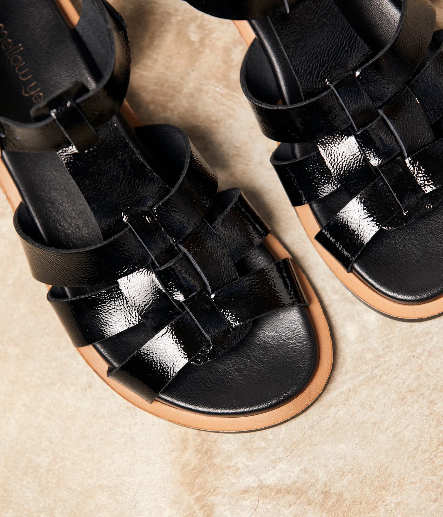 sandales_vernies_noires_isadora_6.webp New Mellow Yellow Sandales vernies es Isadora NOIR