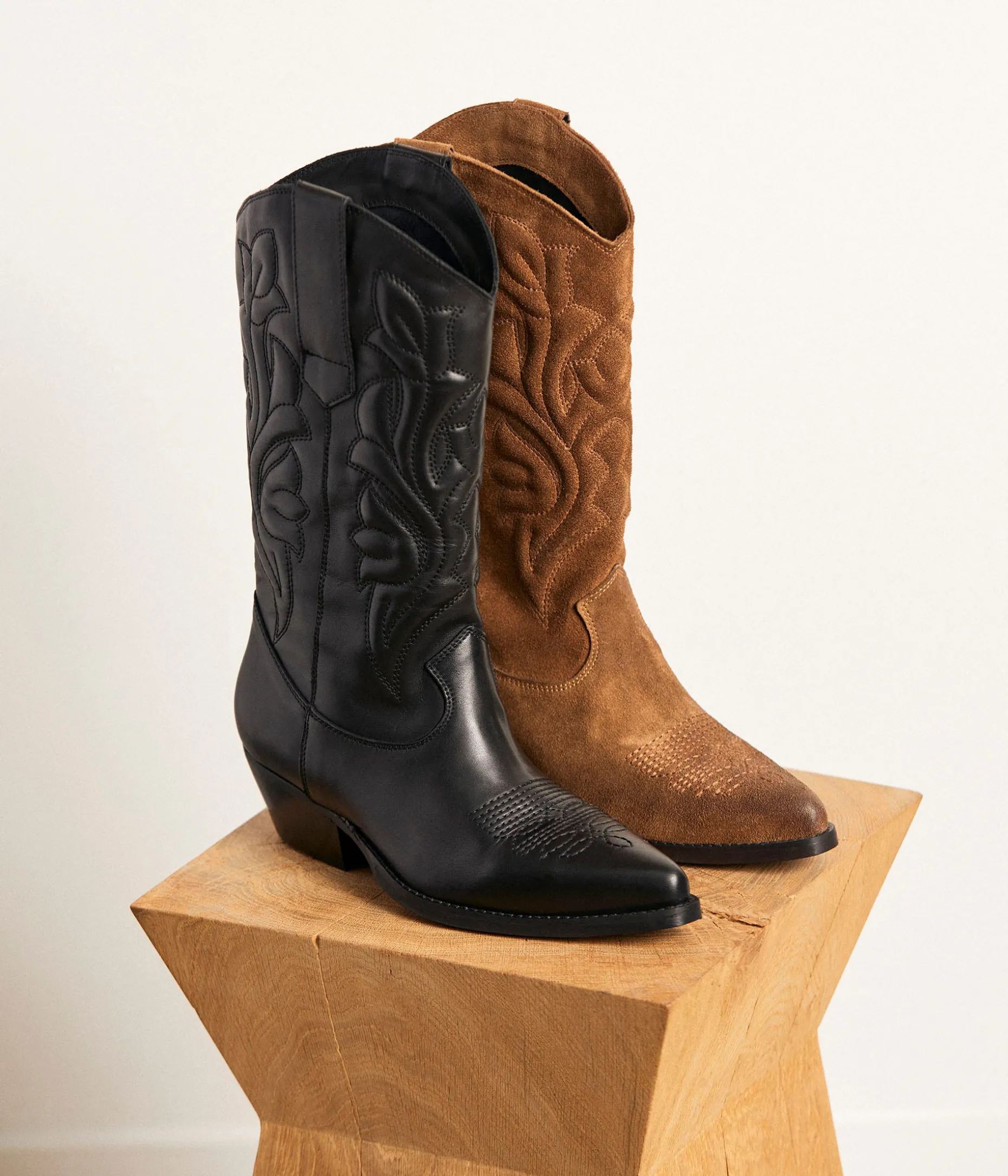 santiags_cuir_noir_zly_15.webp Sale Mellow Yellow Santiags cuir Zély NOIR