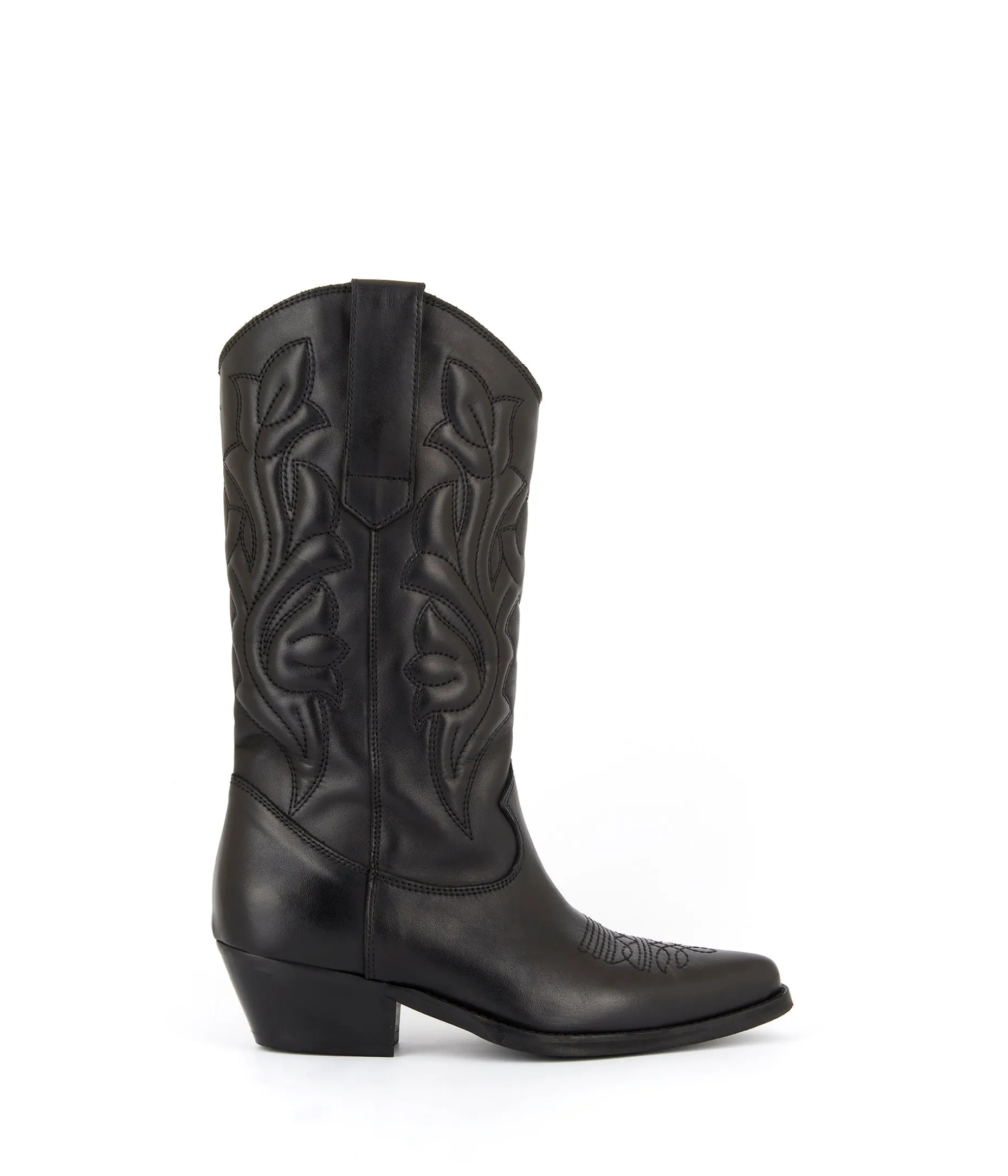 santiags_cuir_noir_zly_18.webp Sale Mellow Yellow Santiags cuir Zély NOIR