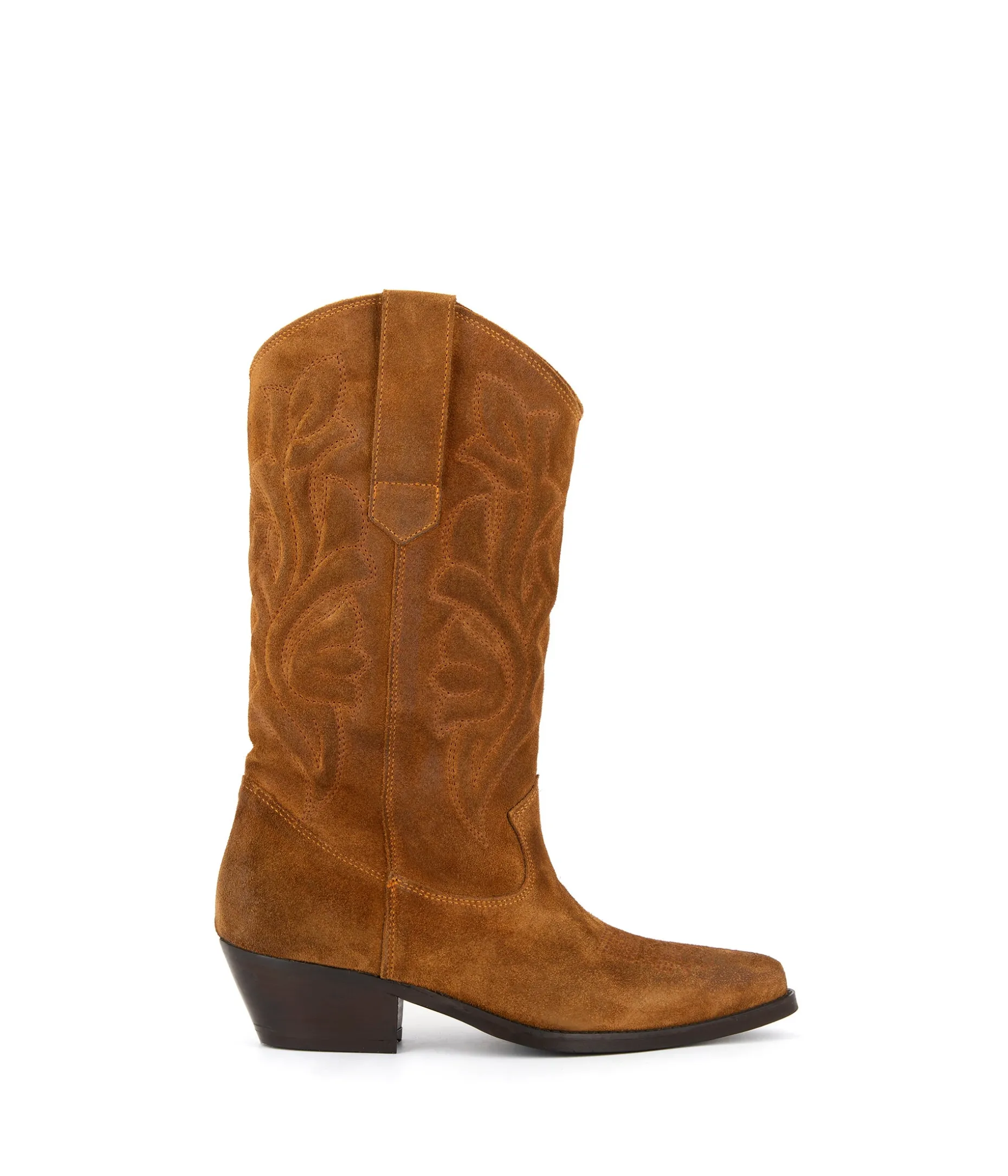 santiags_cuir_velours_zly_15.webp Shop Mellow Yellow Santiags cuir velours Zély MARRON