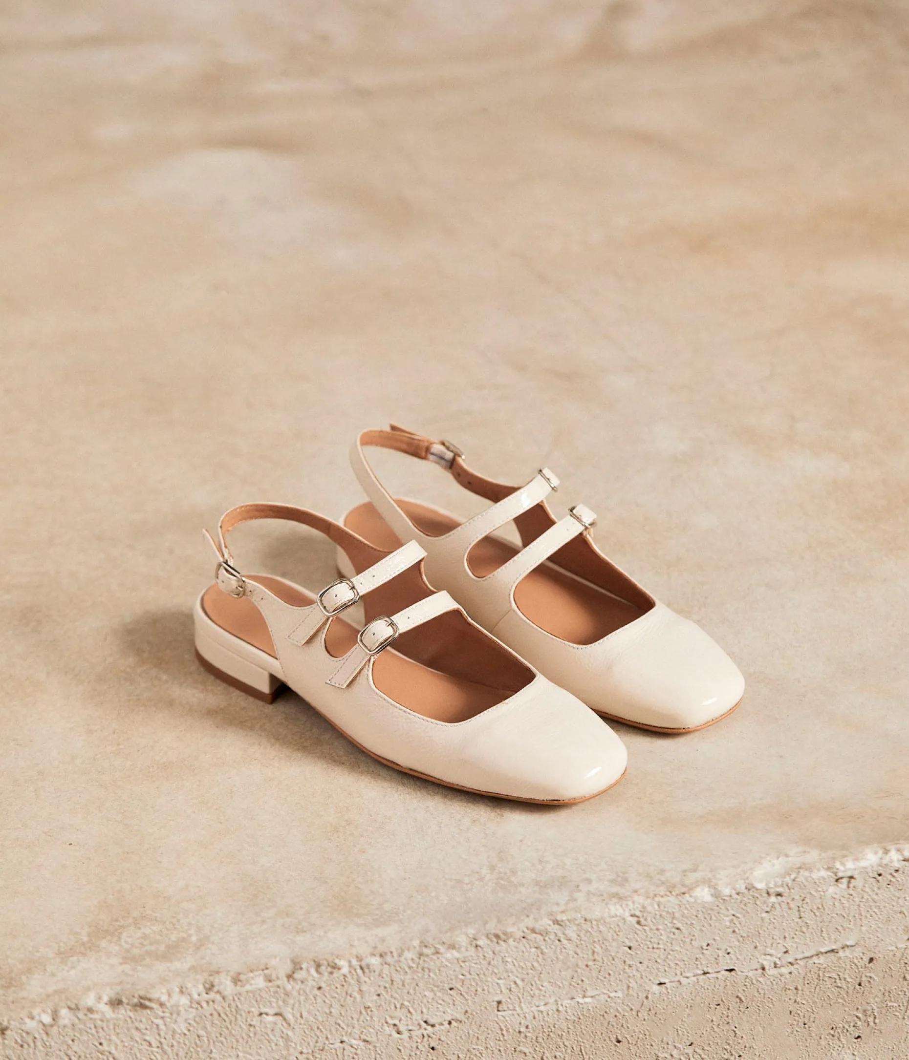 Online Mellow Yellow Slingbacks vernies Daisy ECRU